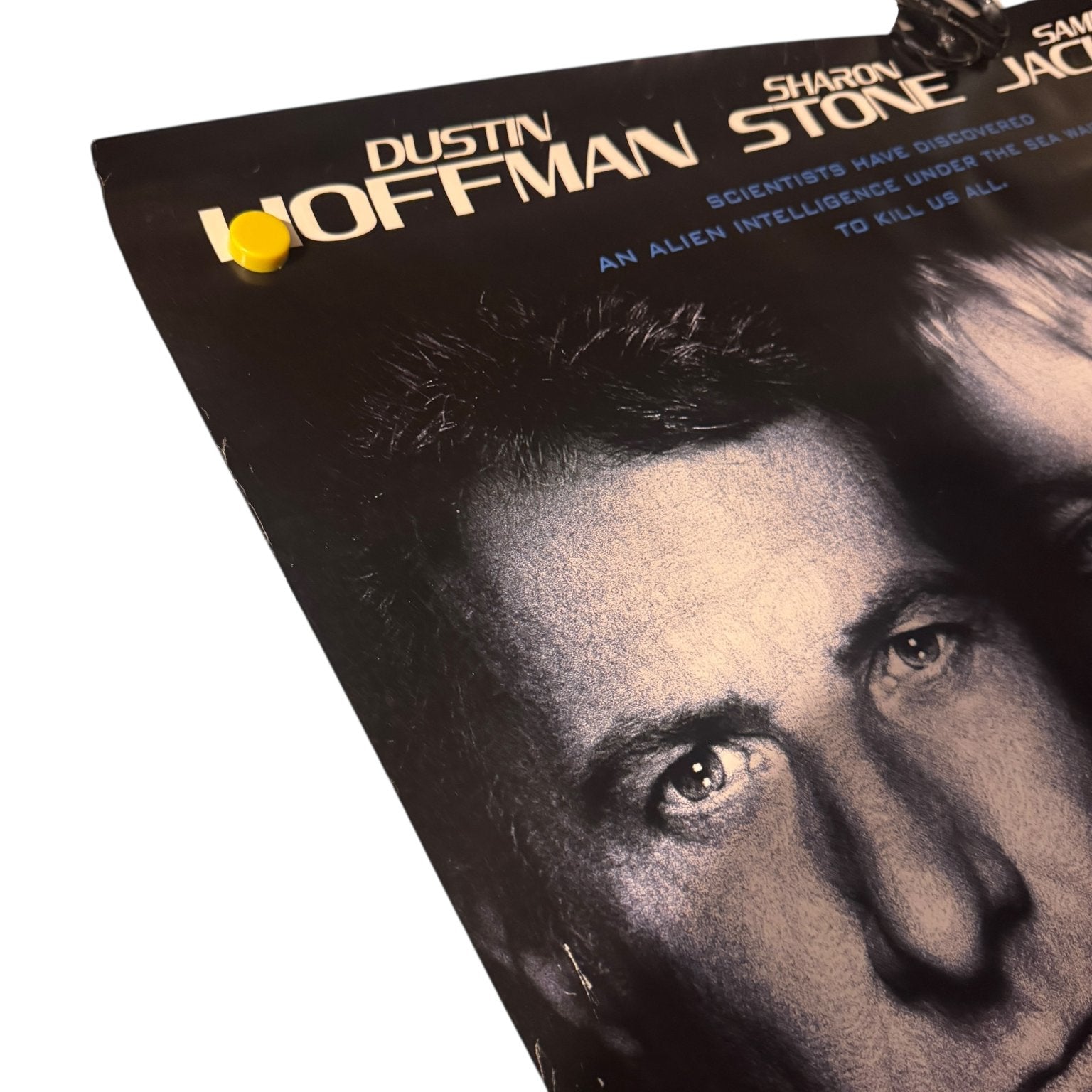 Sphere Vintage 1998 US One Sheet Movie Poster Sharon Stone Samuel L Jackson