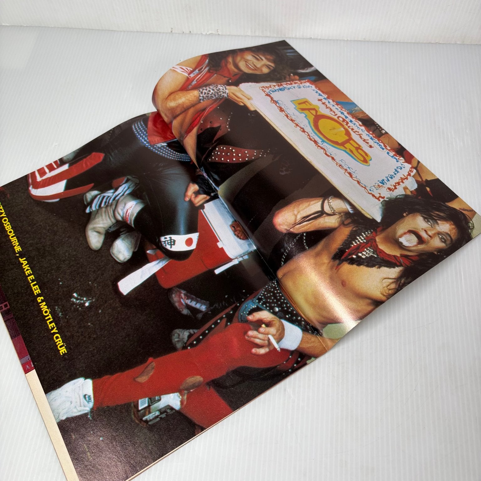 Faces Rocks Magazine October 1983 Ozzy Motley Crue 1st Anniversary Issue