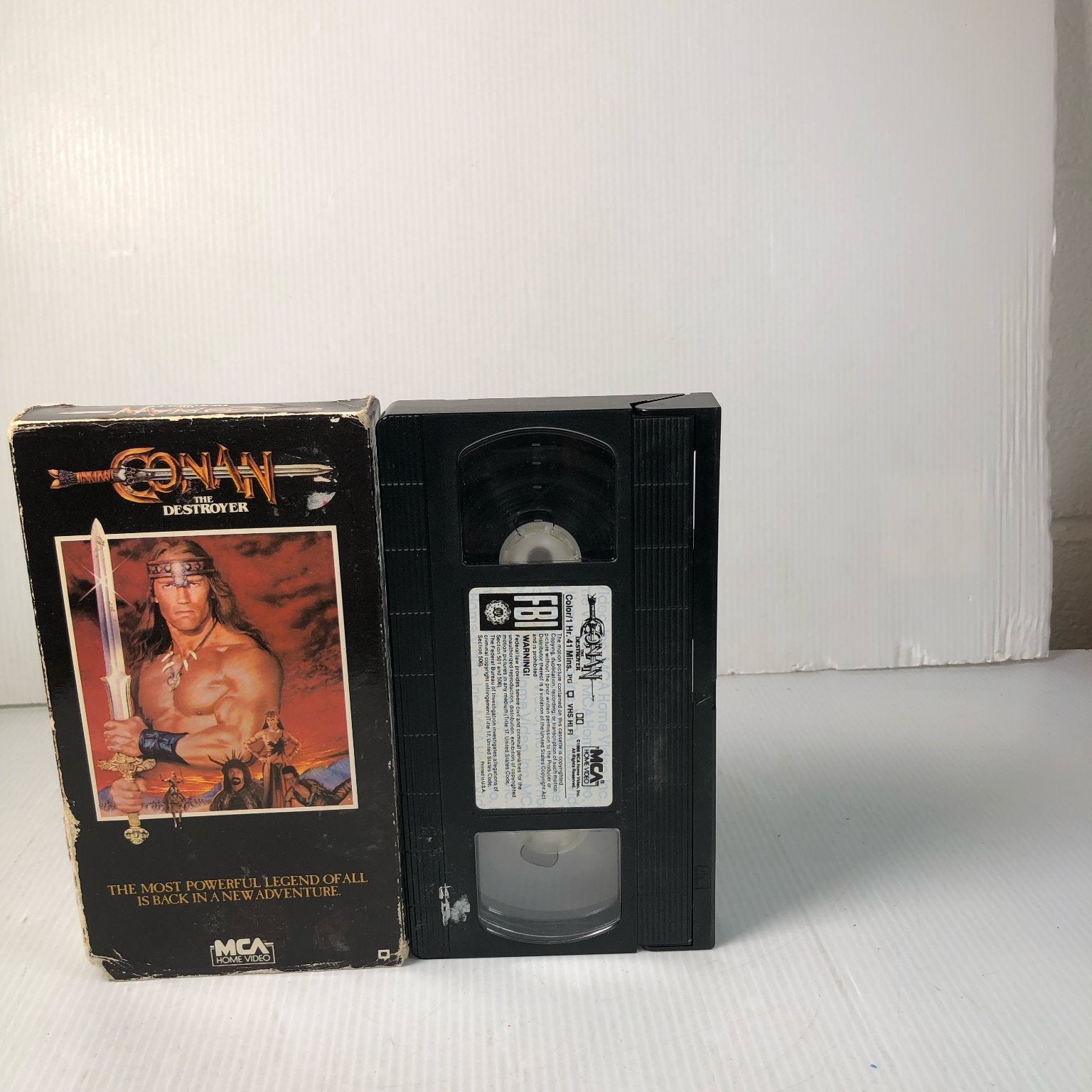 Conan The Destroyer VHS 1984 Fantasy Adventure MCA Home Video