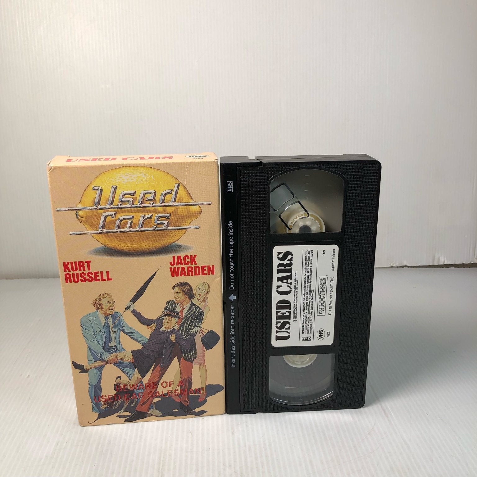 Used Cars VHS 1980 Comedy Kurt Russell Jack Warden GoodTimes Home Video