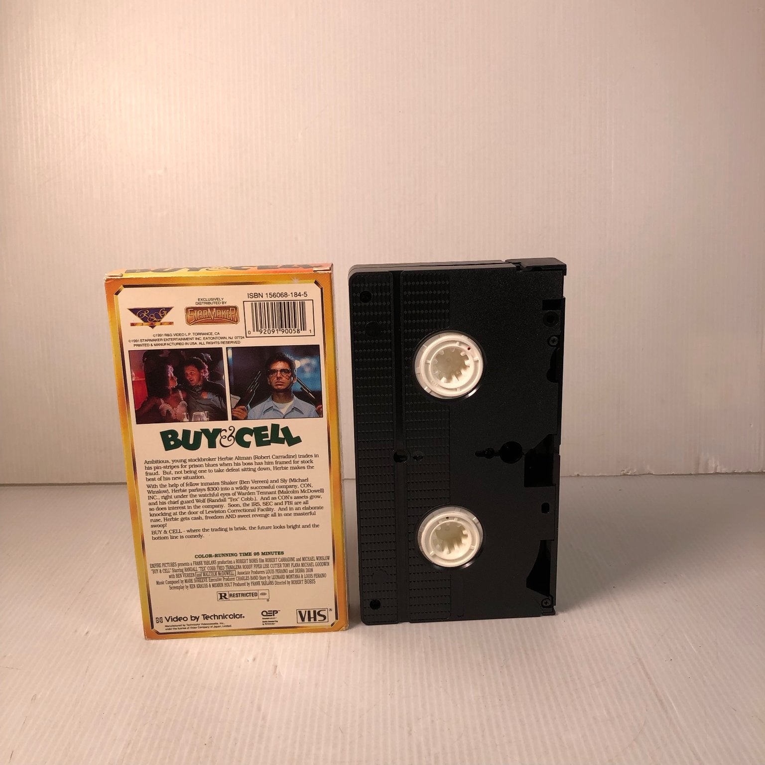 BUY & CELL VHS 1987 Comedy Prison Financial Empire Pictures