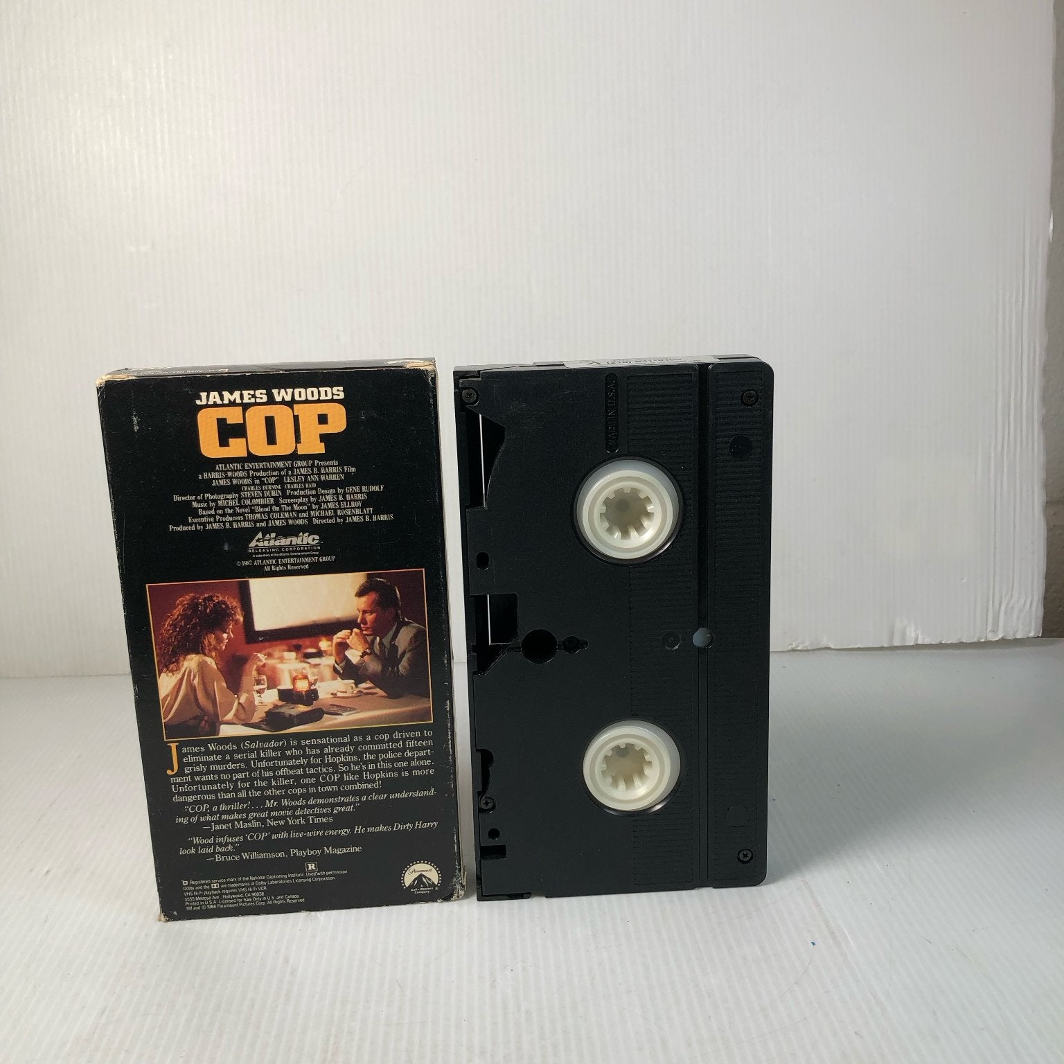 COP VHS 1988 Crime Thriller James Woods Paramount Home Video