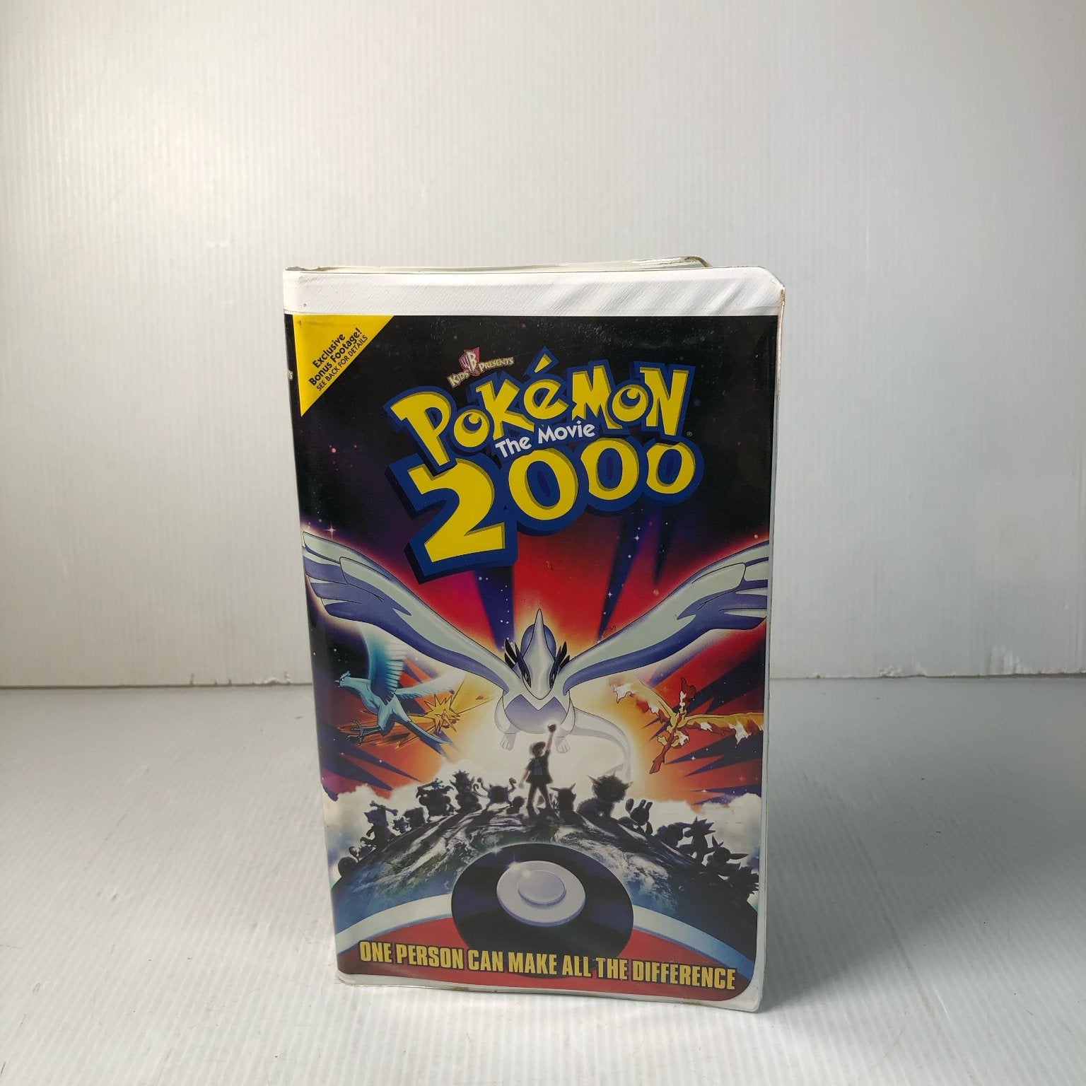 Pokemon The Movie 2000 VHS Animation Adventure Kids WB Original in Clamshell