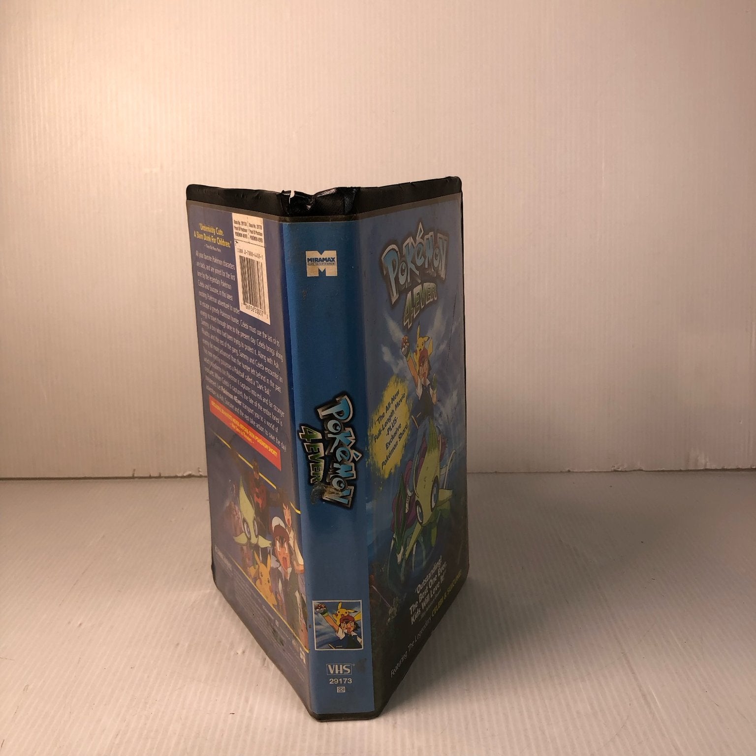 Pokemon 4 Ever VHS 2003 Animation Kids Miramax Full-Length Movie in Clamshell