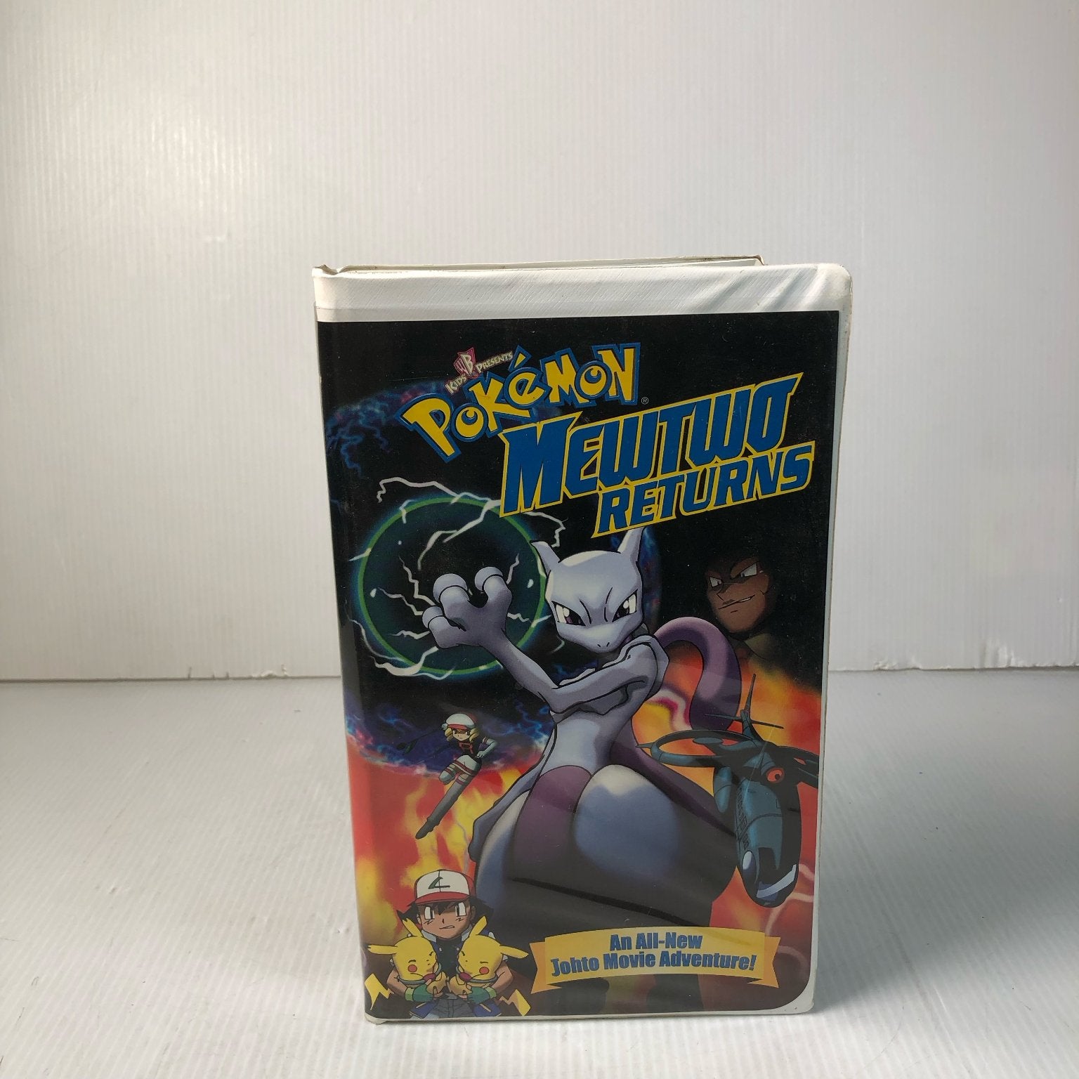 Pokemon Mewtwo Returns VHS 2001 Anime Adventure Warner Bros in Clamshell