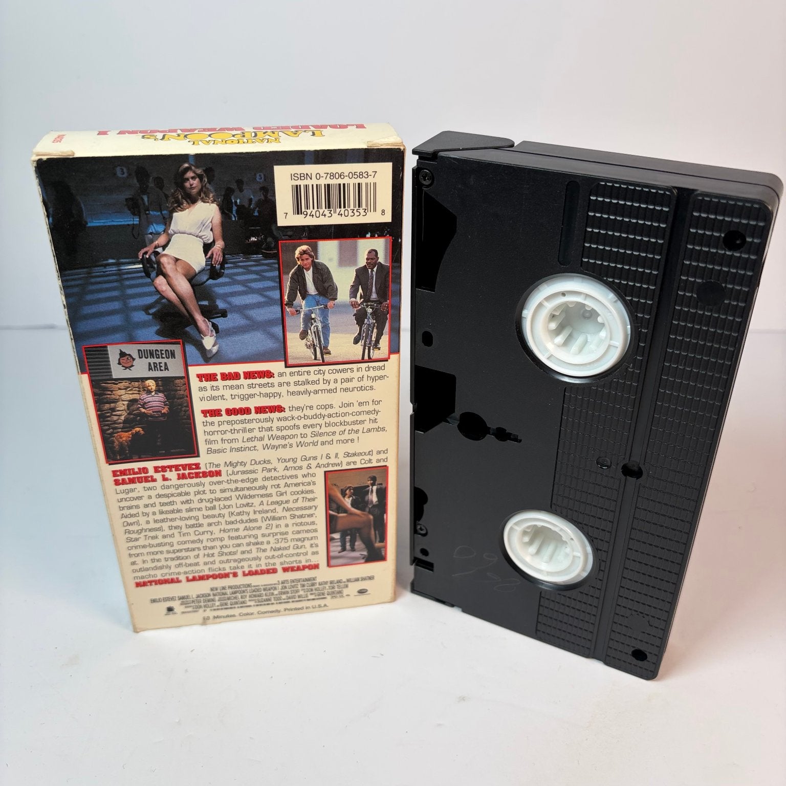 National Lampoon's Loaded Weapon 1 VHS 1993 Action Comedy New Line Home Video