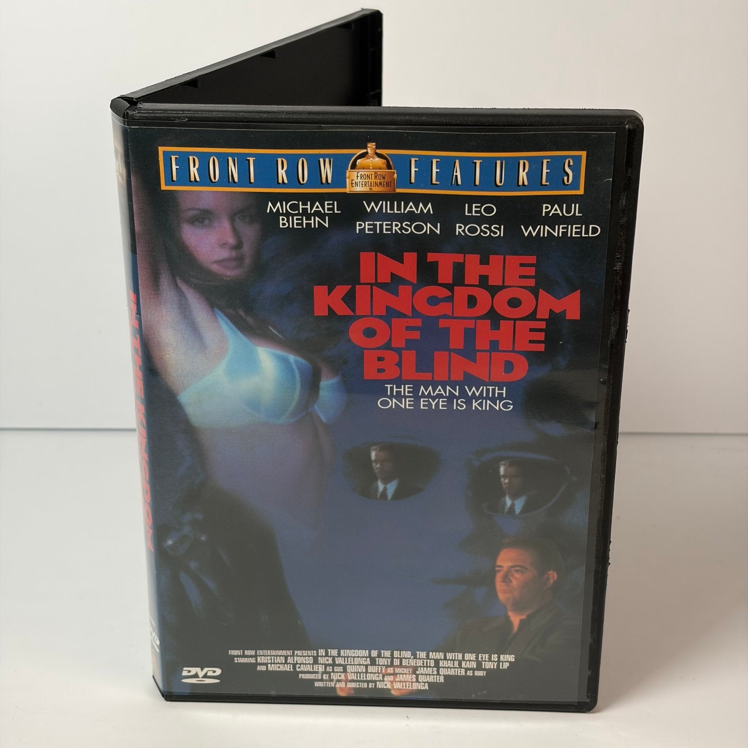 In the Kingdom of the Blind DVD 1997 Front Row Features Michael Biehn Leo Rossi