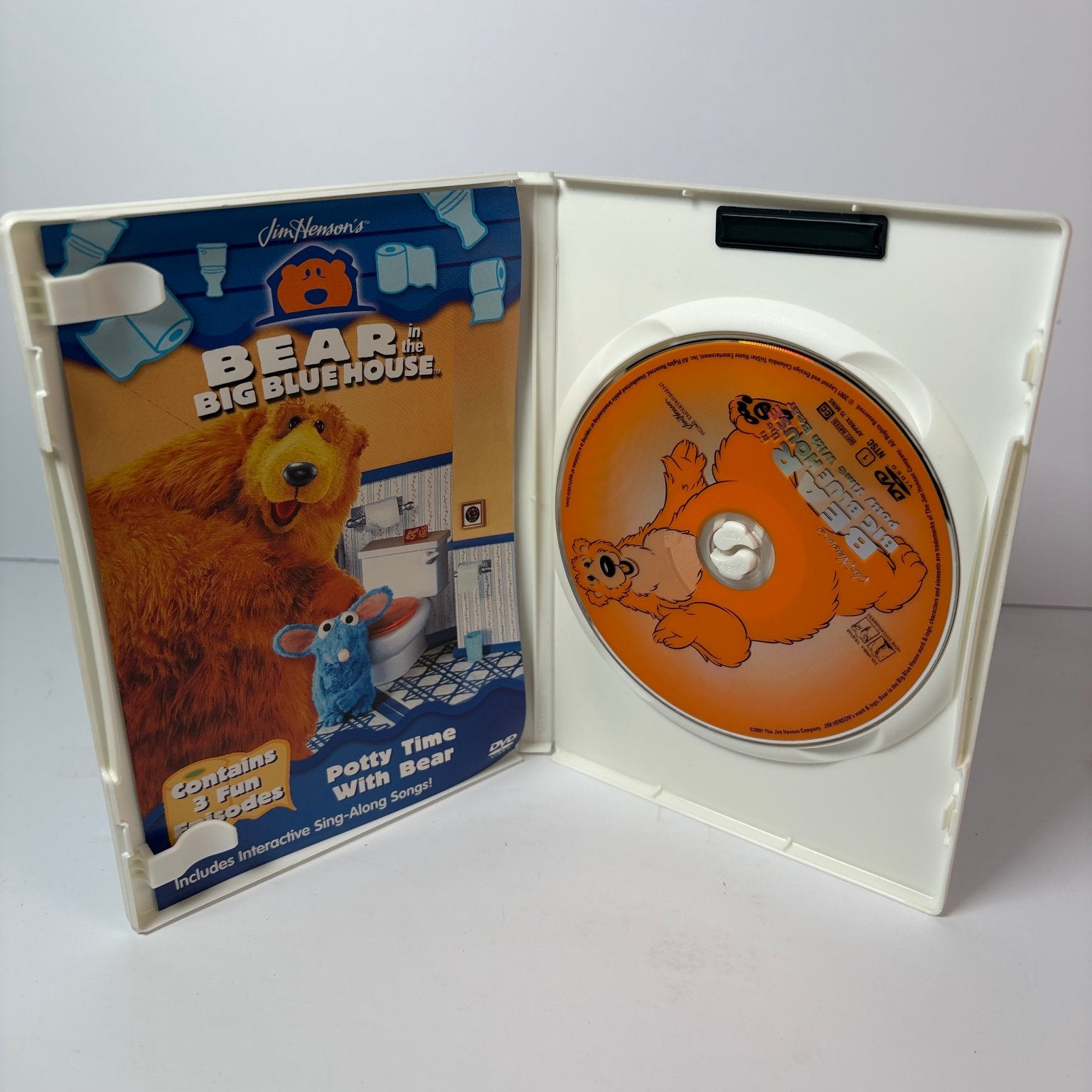 Bear in the Big Blue House: Potty Time With Bear DVD 2000 Jim Henson Kids