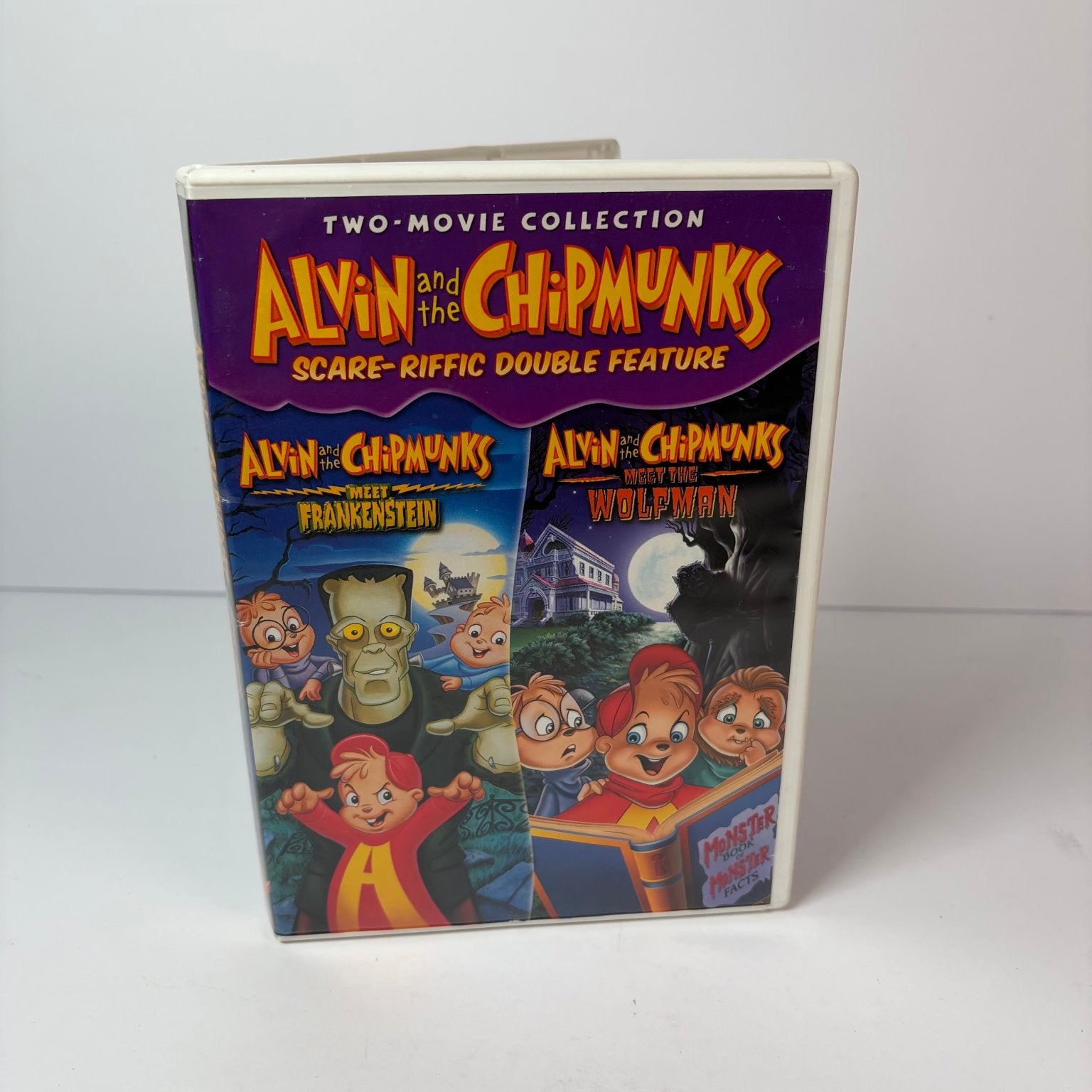 Alvin and the Chipmunks DVD 2008 Scare-Riffic Double Feature Frankenstein