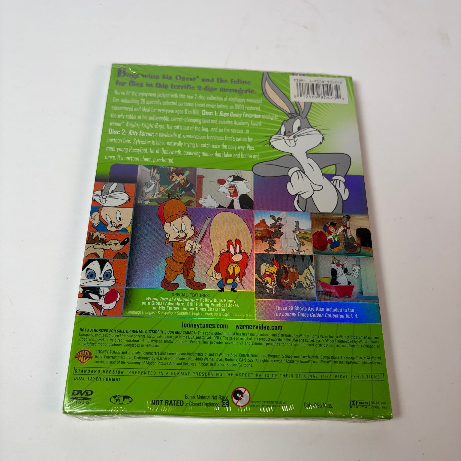 Looney Tunes Spotlight Collection 4 DVD 2005 Bugs Bunny Daffy Duck 28 Cartoons