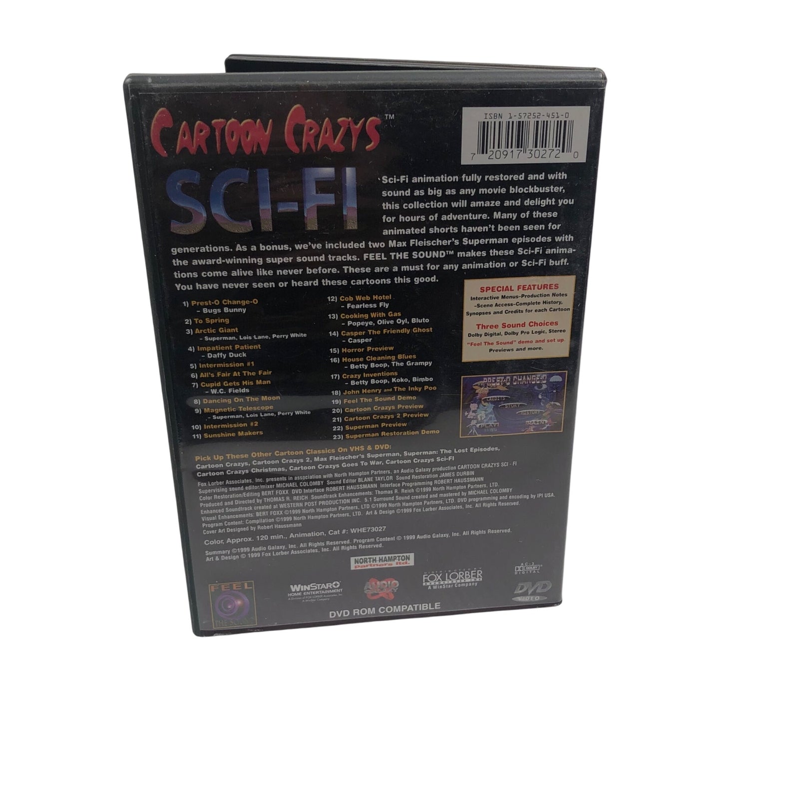 Cartoon Crazys Sci-Fi DVD Animated Classics Compilation