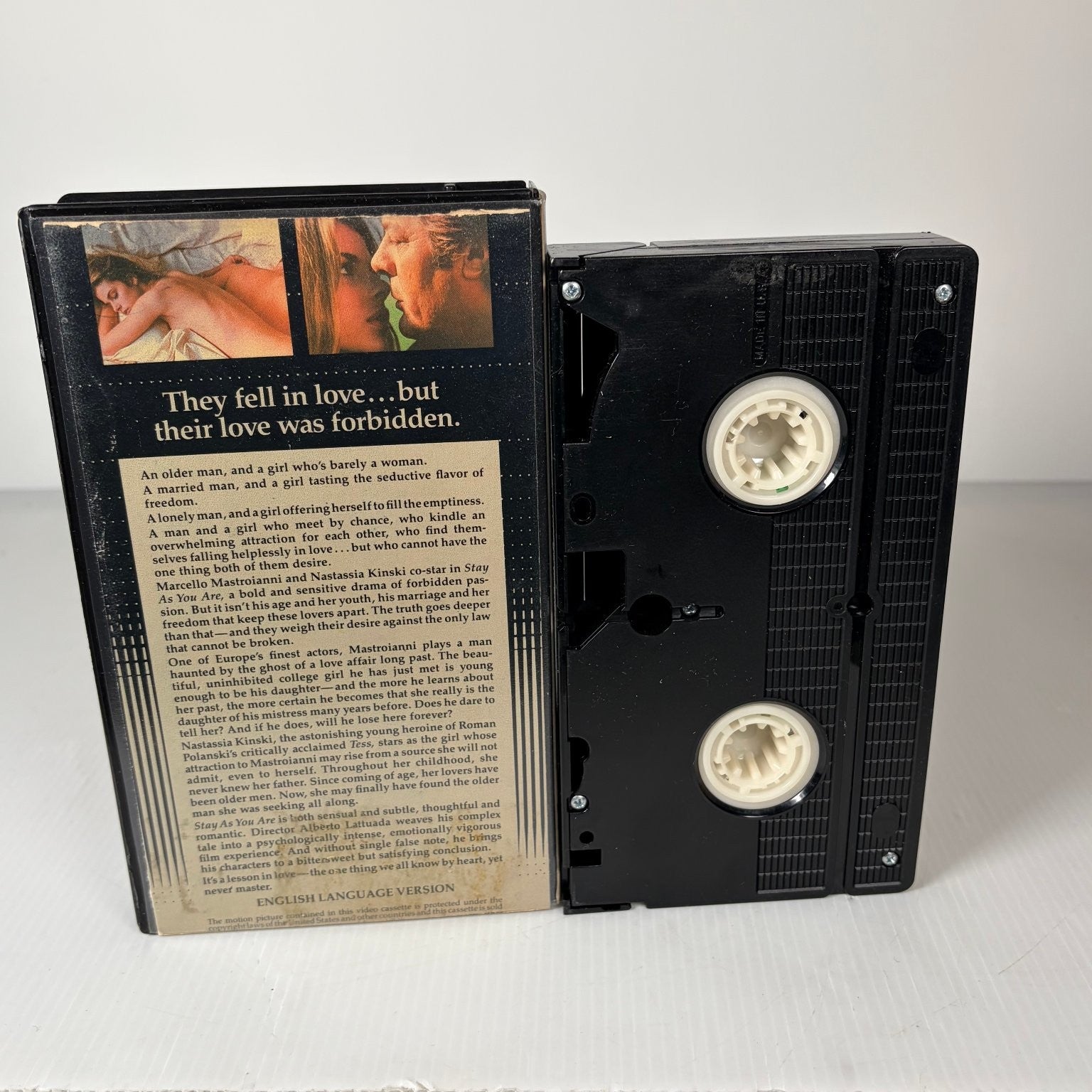 Stay As You Are VHS 1978 Romance Nastassja Kinski Warner Home Video Clamshell