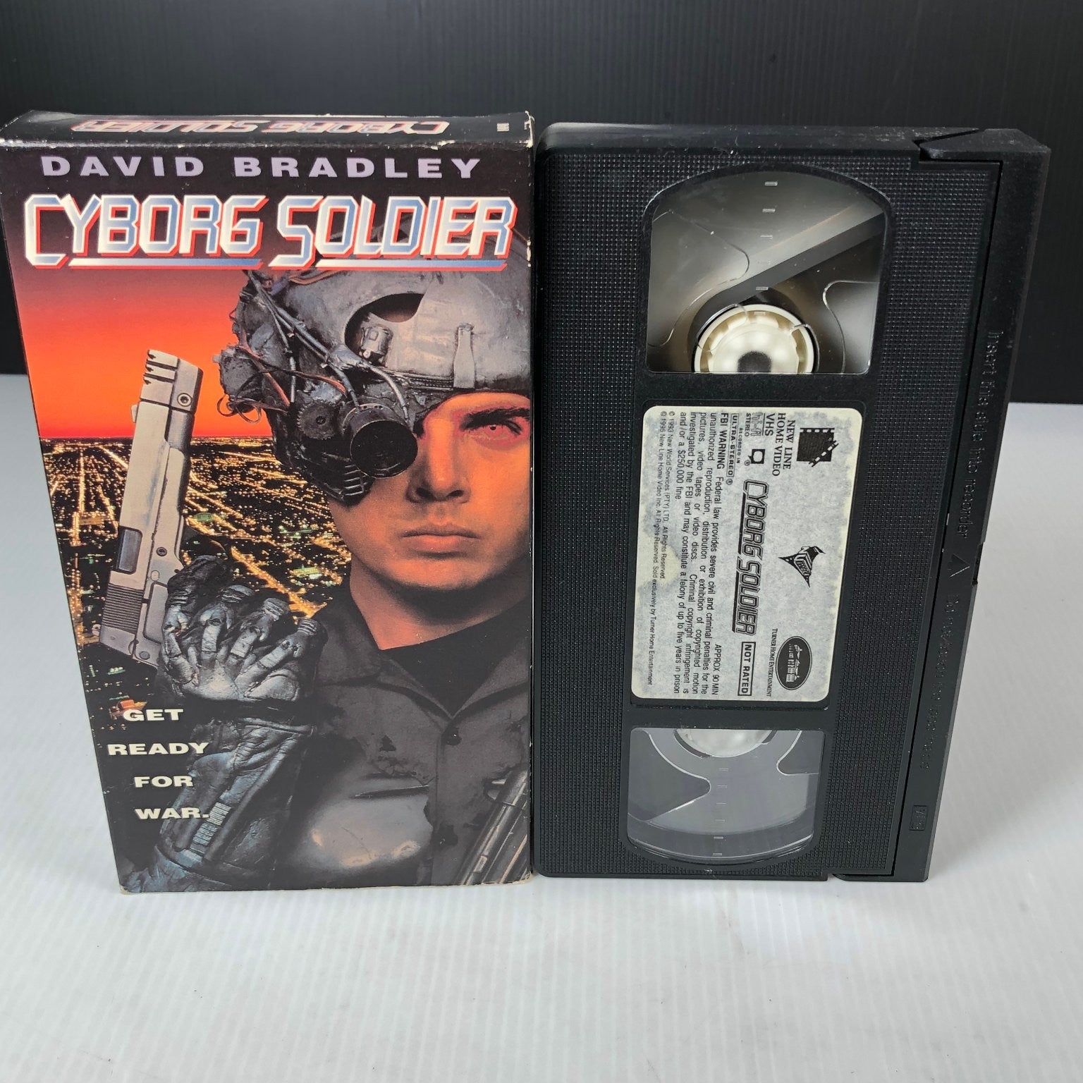 Cyborg Soldier VHS 1993 Sci-Fi Action Unrated New Line Home Video