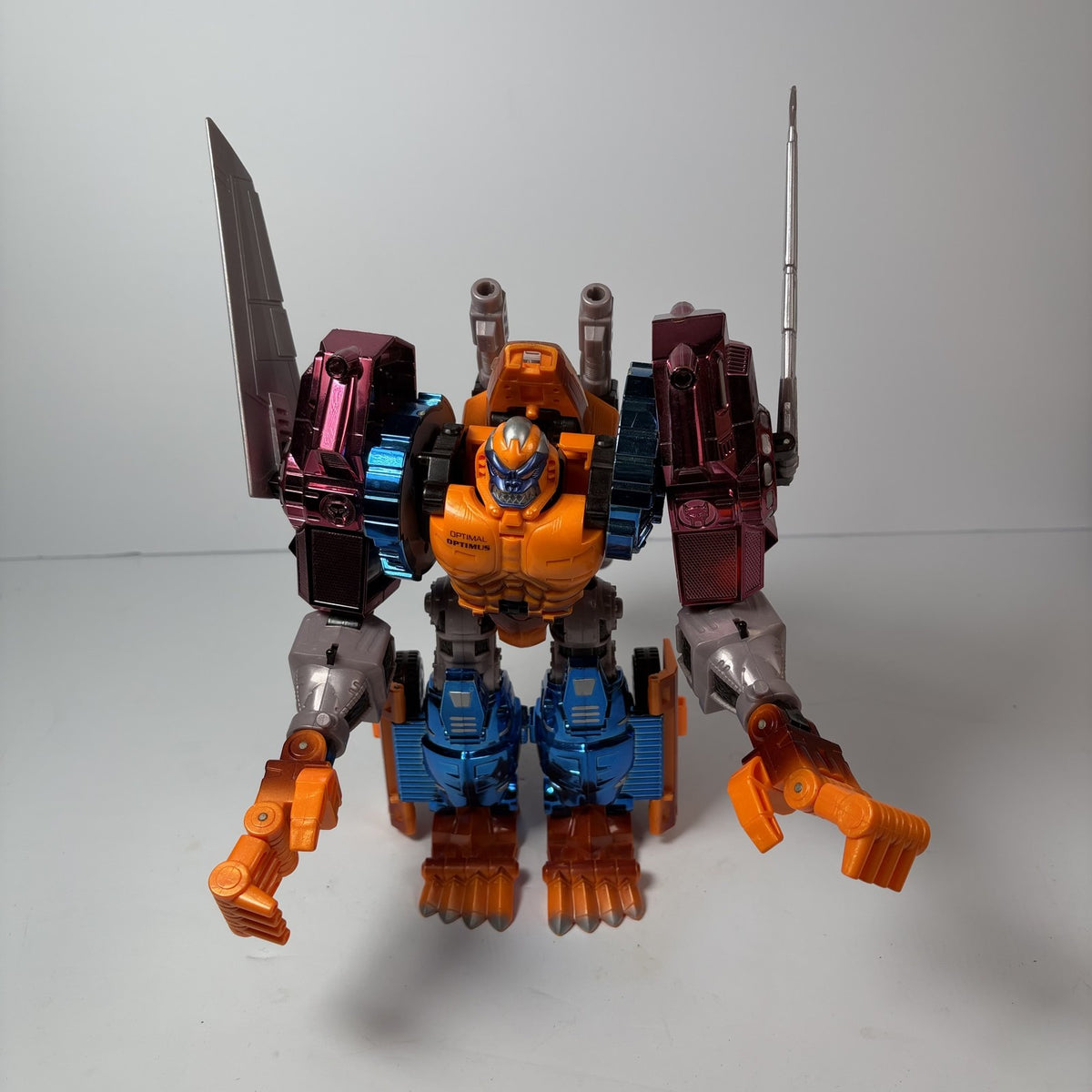 Transformers Beast Wars Optimal Optimus Figure Light-Up (Incomplete) Transmetals