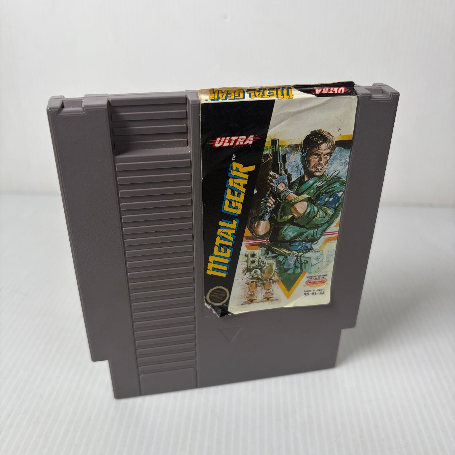 Metal Gear NES Nintendo Entertainment System Game Action Stealth Authentic