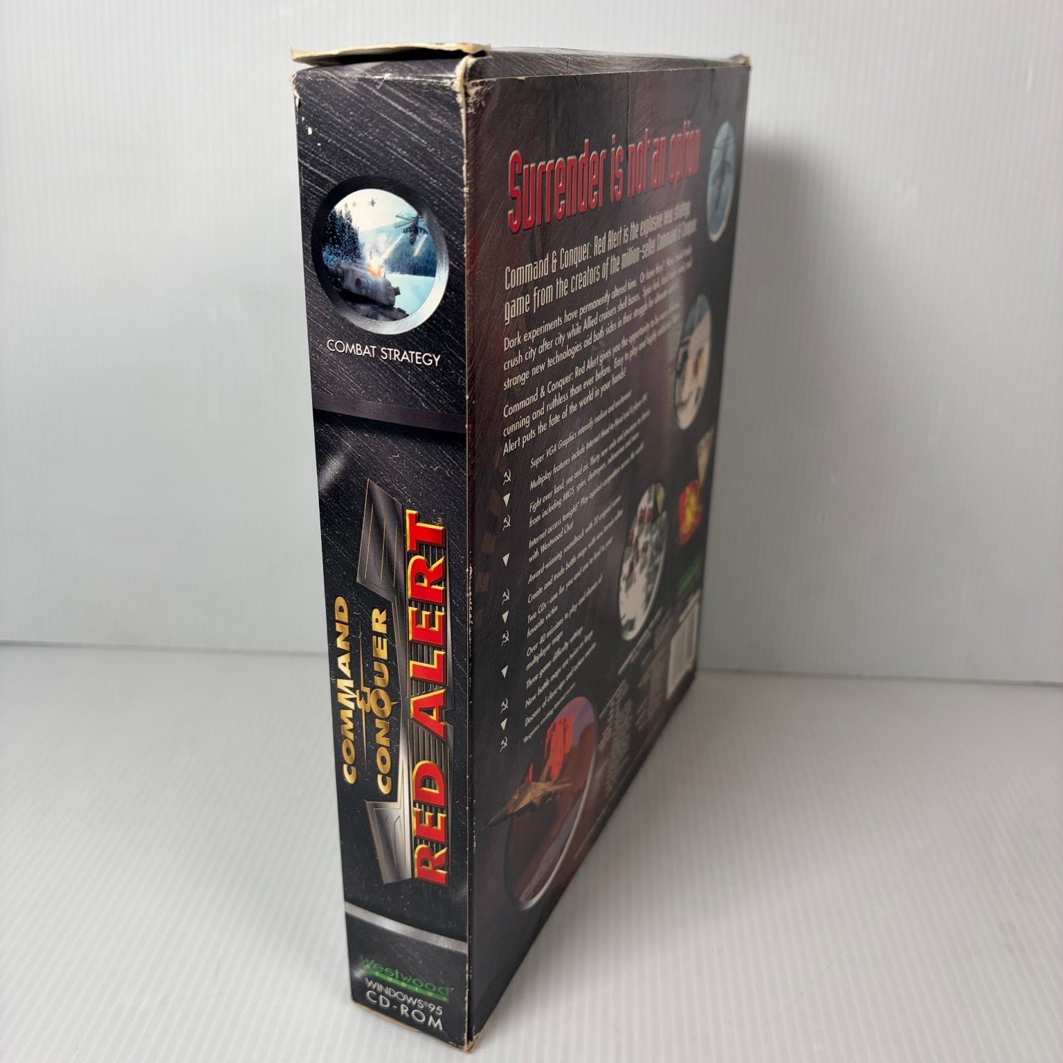 Command & Conquer Red Alert Big Box PC CD-ROM Game RTS Multiplayer Complete