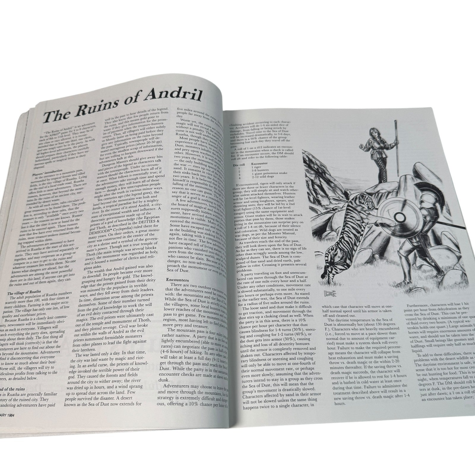 Vintage Dragon Magazine 81 March 1984 AD&D Ruins Of Andril Fantasy RPG Softcover