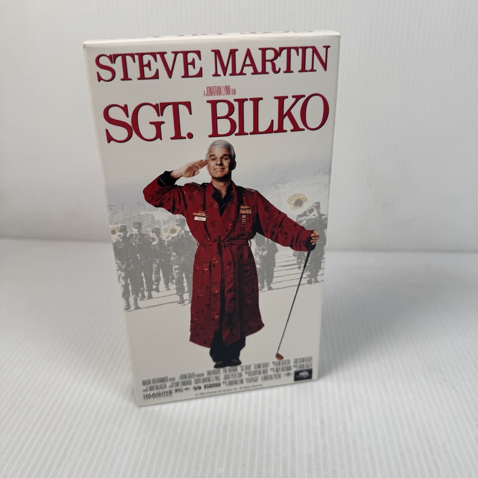 Vintage Sgt. Bilko VHS Movie Steve Martin Comedy 1996 MCA Universal Home Video