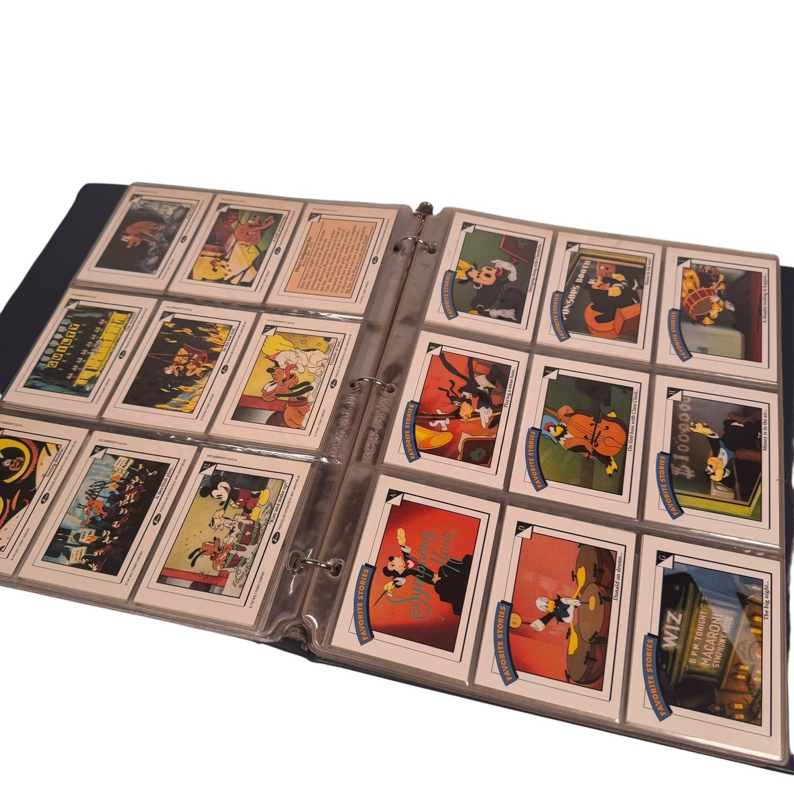 Vintage Impel Disney Collector’s Card Set Nearly Complete In Binder 201 Cards