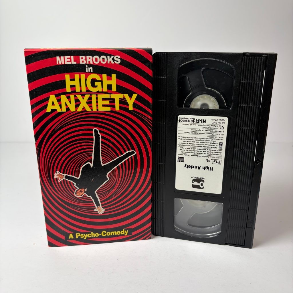 High Anxiety VHS Mel Brooks Hitchcock Parody Comedy Key Video Madeline Kahn