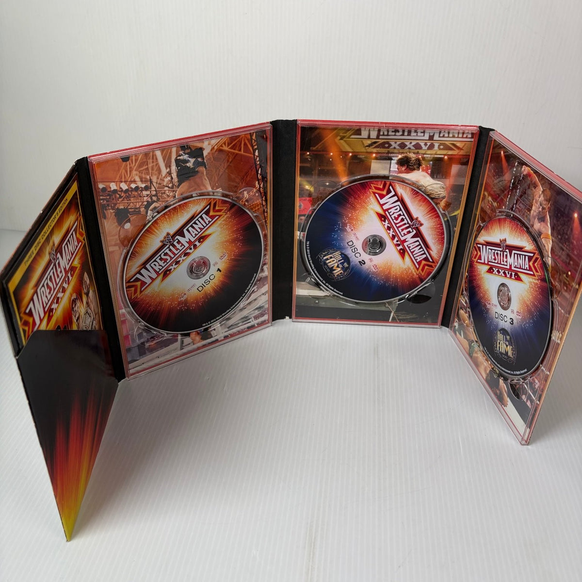 WrestleMania XXVI DVD 2010 Three Disc Collector's Edition WWE Hall of Fame