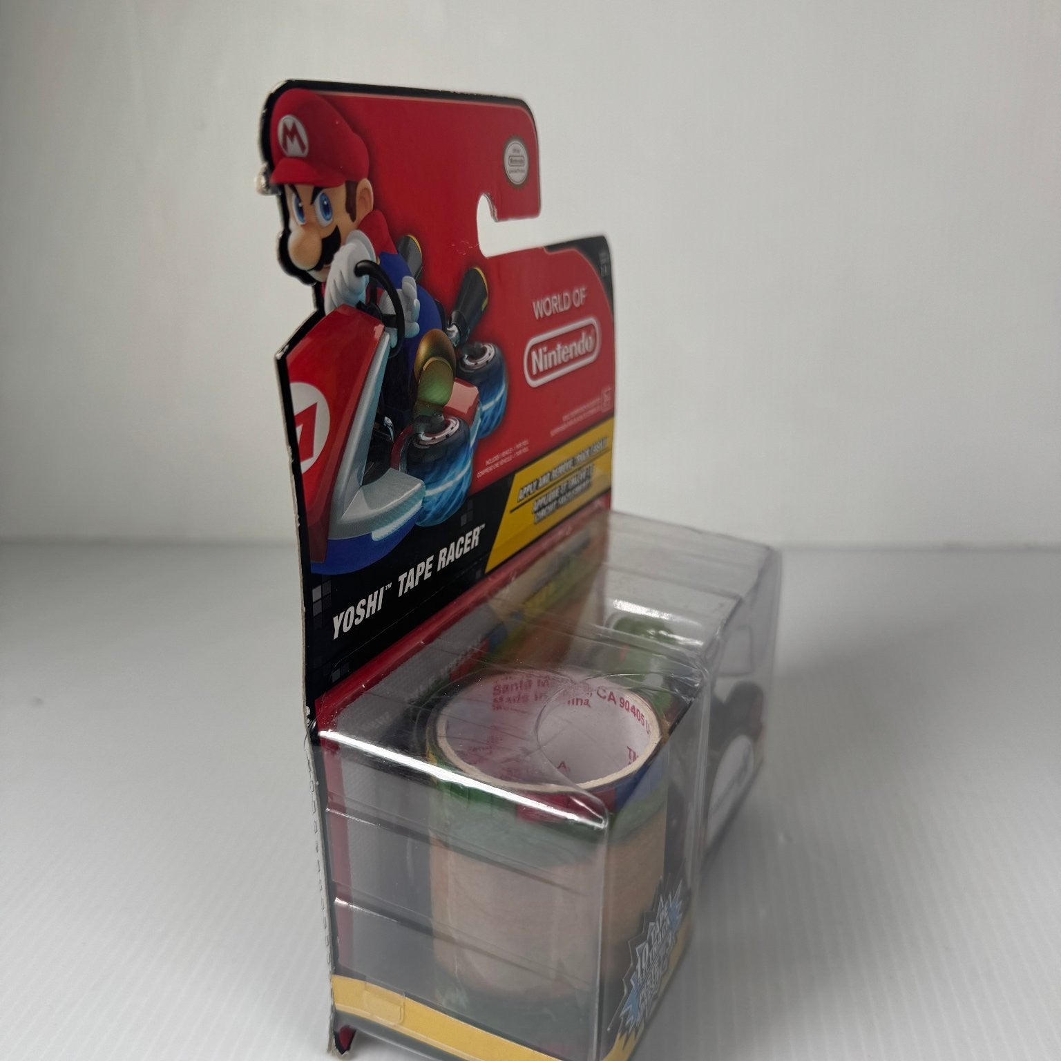 Yoshi Tape Racer Mario Kart 8 3" Figure  World of Nintendo Jakks Pacific