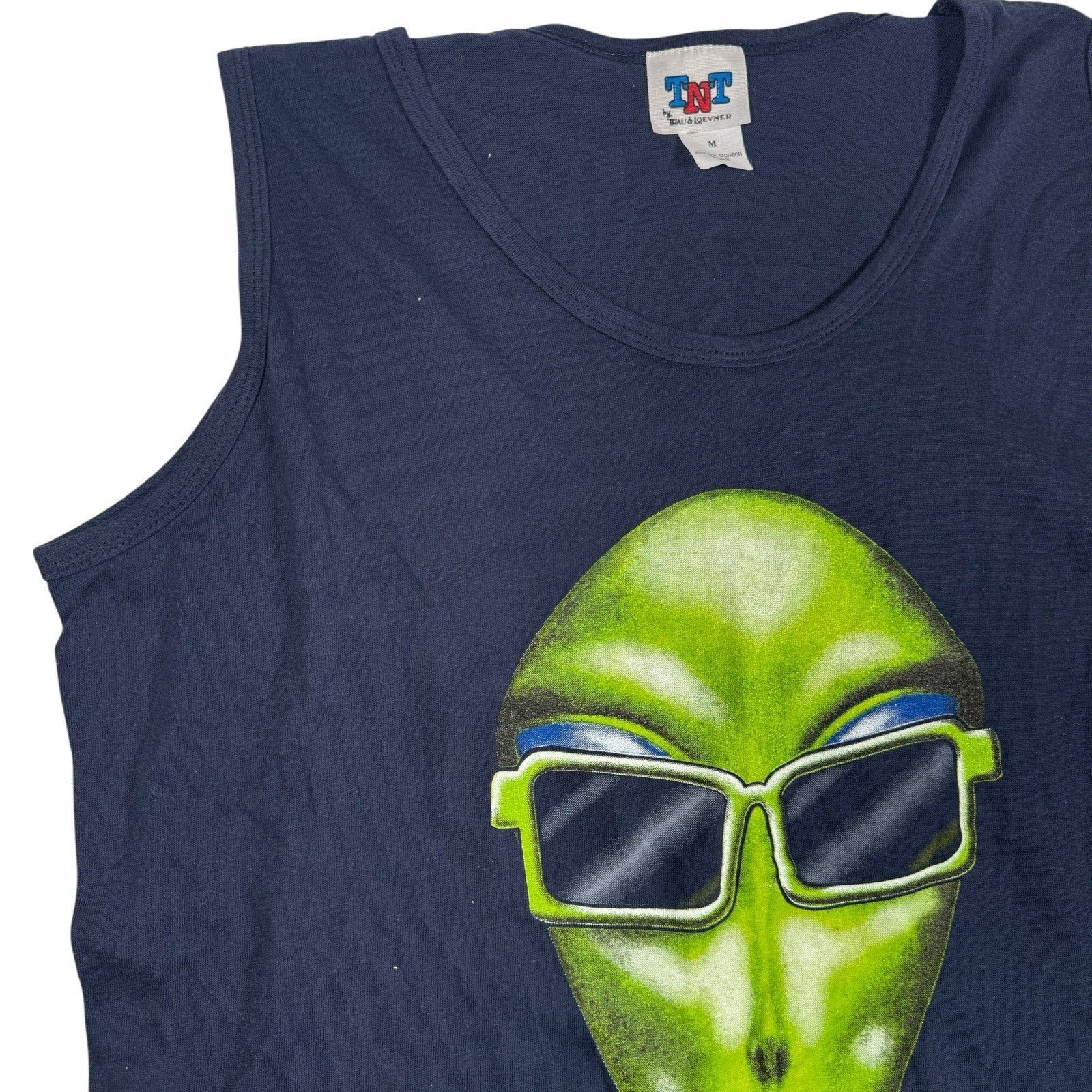Vintage TNT Tray & Loevner Far Out Alien Tank Top Size Medium