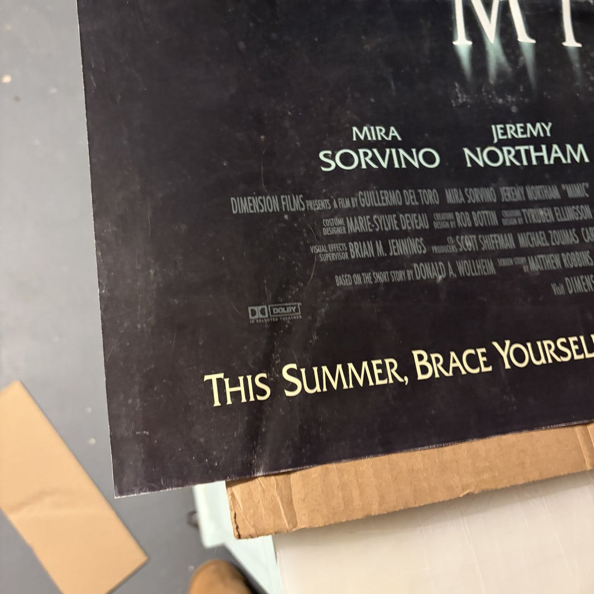 Mimic 1997 One Sheet Horror Monster Poster Josh Brolin Jeremy Northam 27"x40"