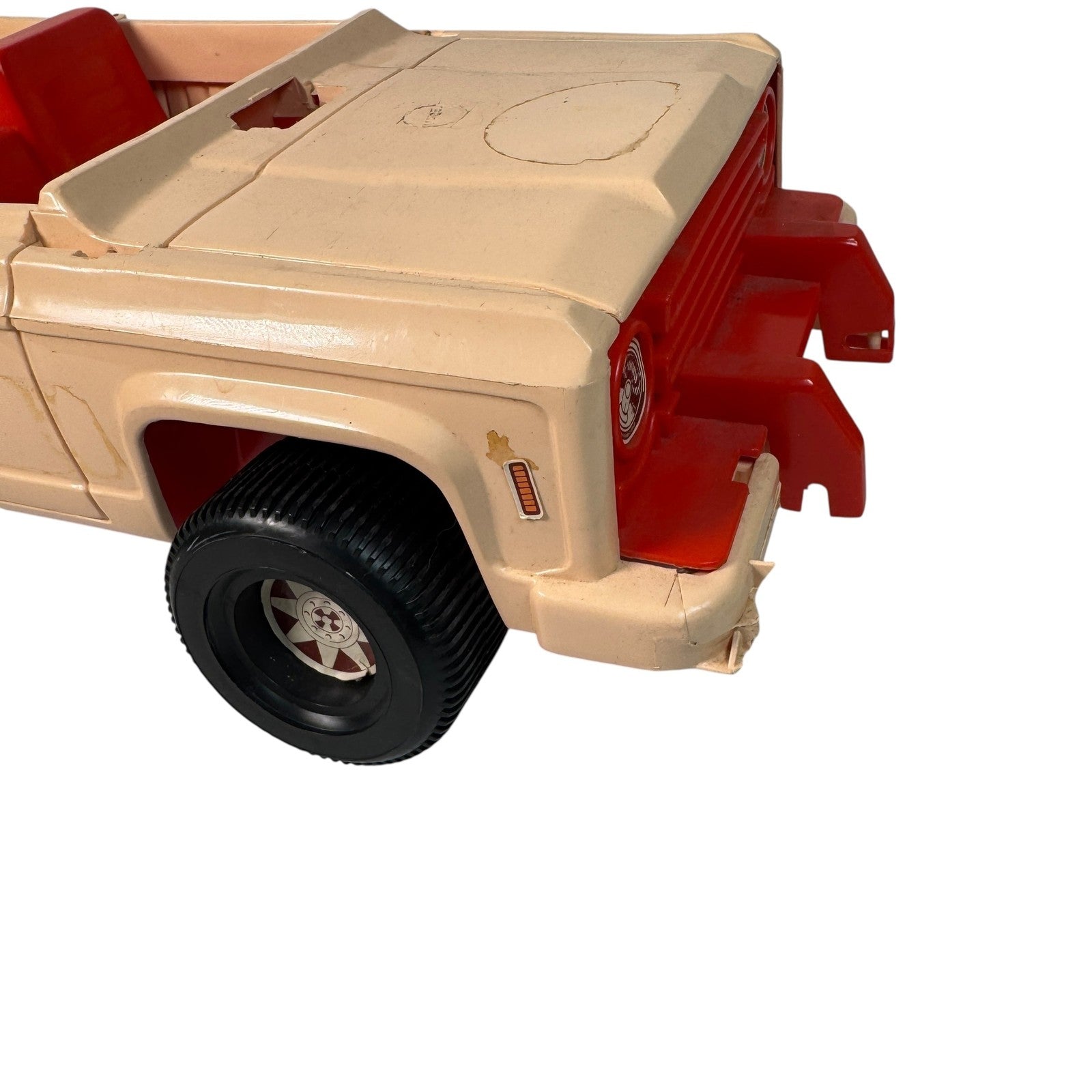 Vintage Barbie Western Camper Truck Horse Trailer 1970s Mattel AS IS Heavy Wear