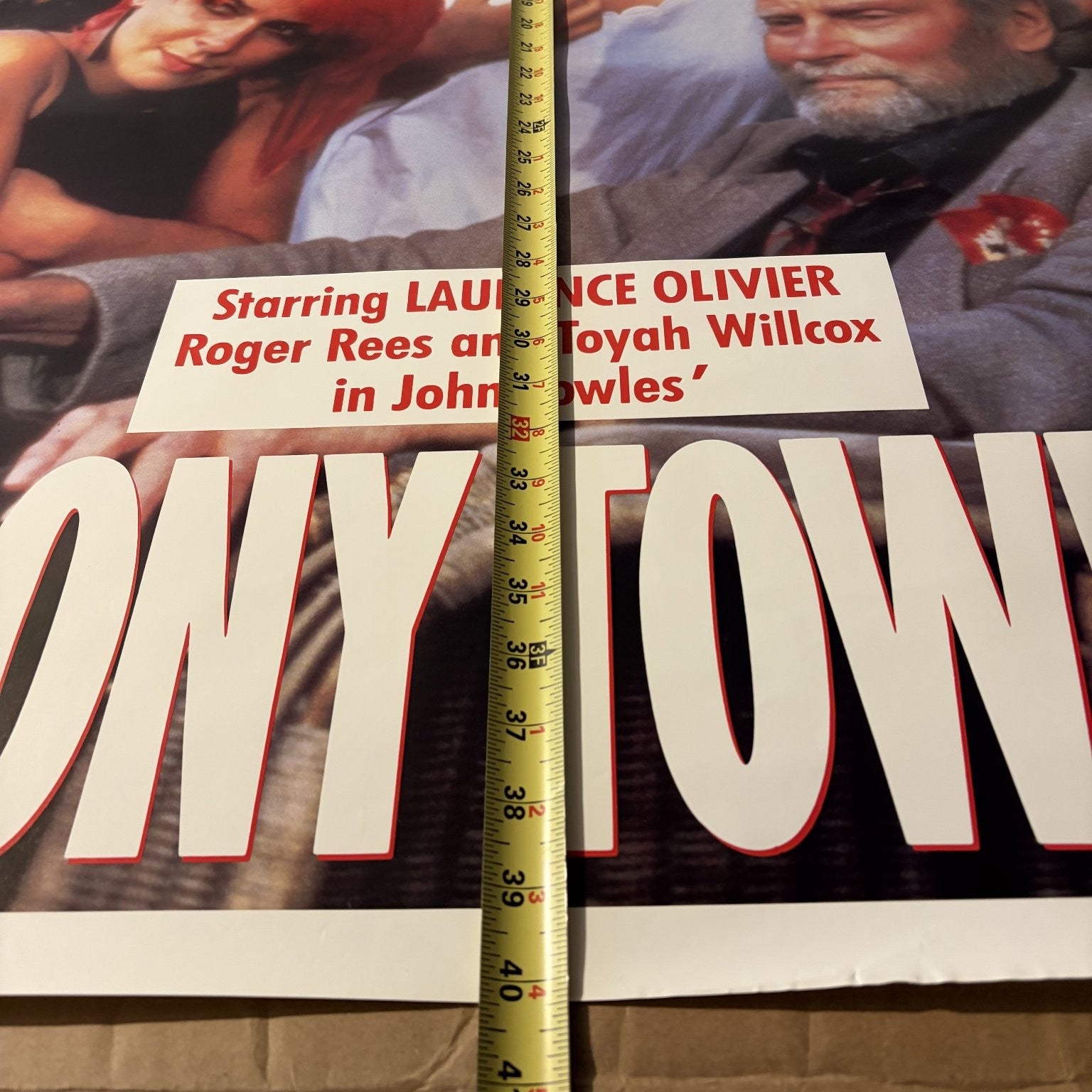 The Ebony Tower 1984 One-Sheet Movie Poster Laurence Olivier Roger Rees