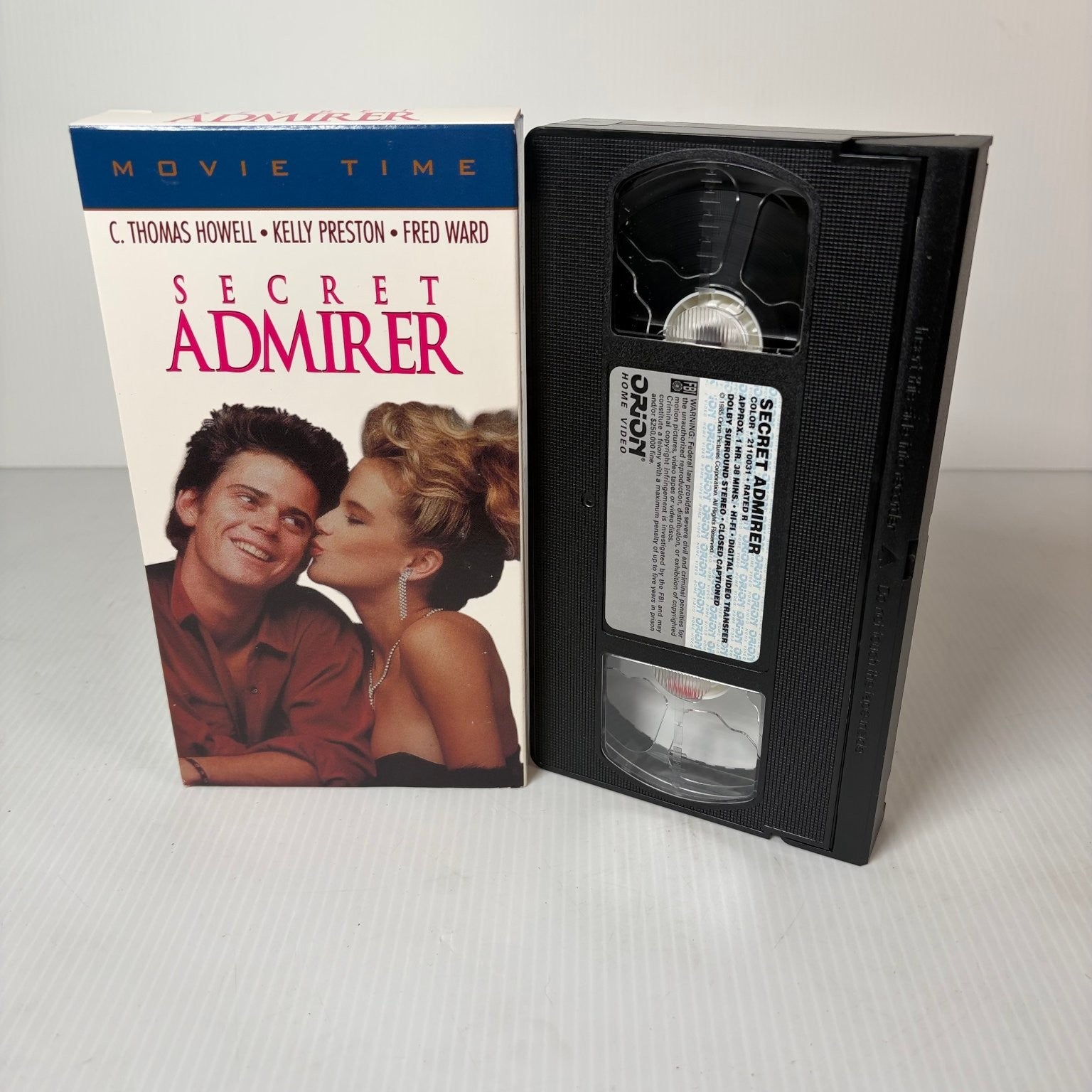 Secret Admirer VHS 1985 Romantic Comedy Orion Home Video C. Thomas Howell