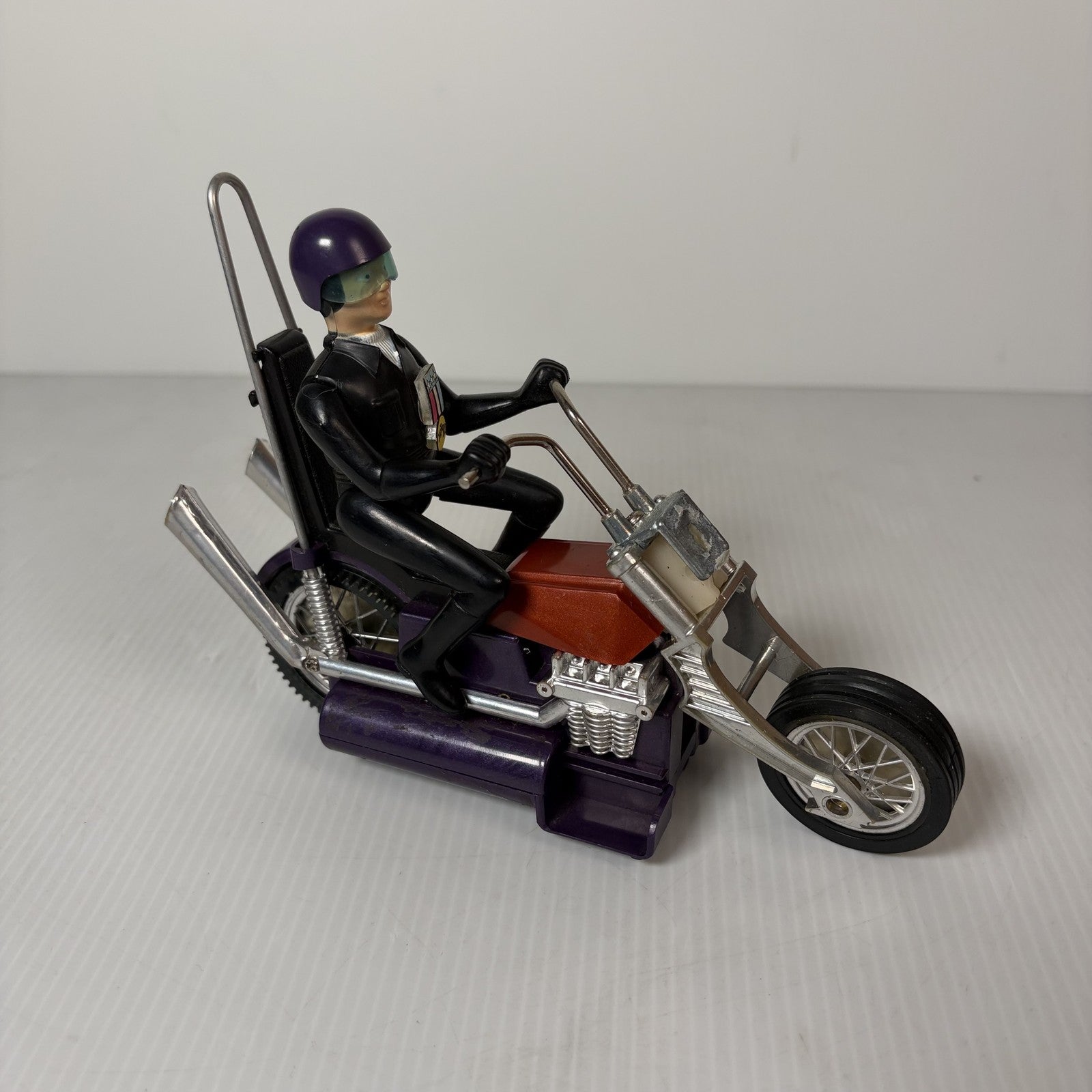 Vintage Hasbro Scream'n Demons Tiger Shark Motorcycle Action Figure 1975 Tested