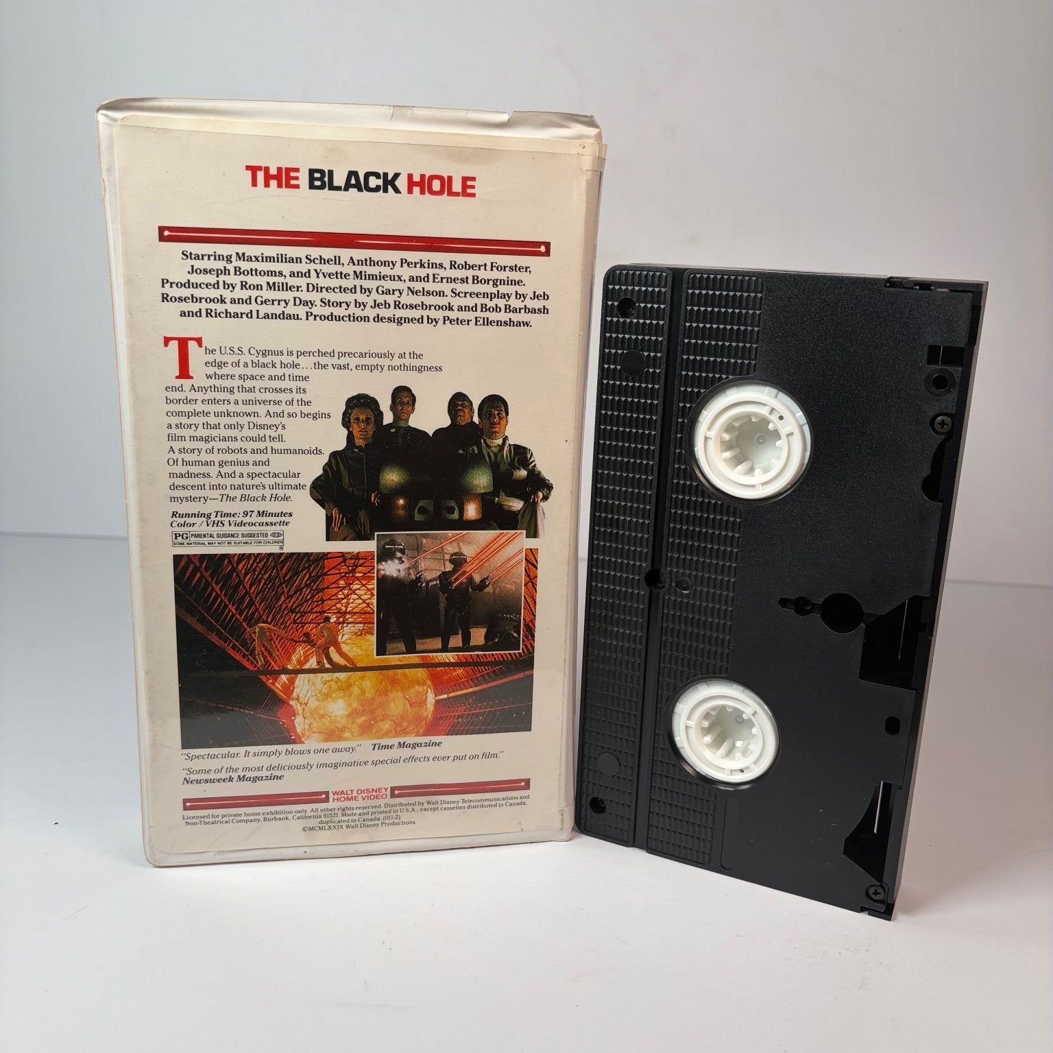 The Black Hole VHS 1980 Sci-Fi Adventure Original Release Disney Home Video