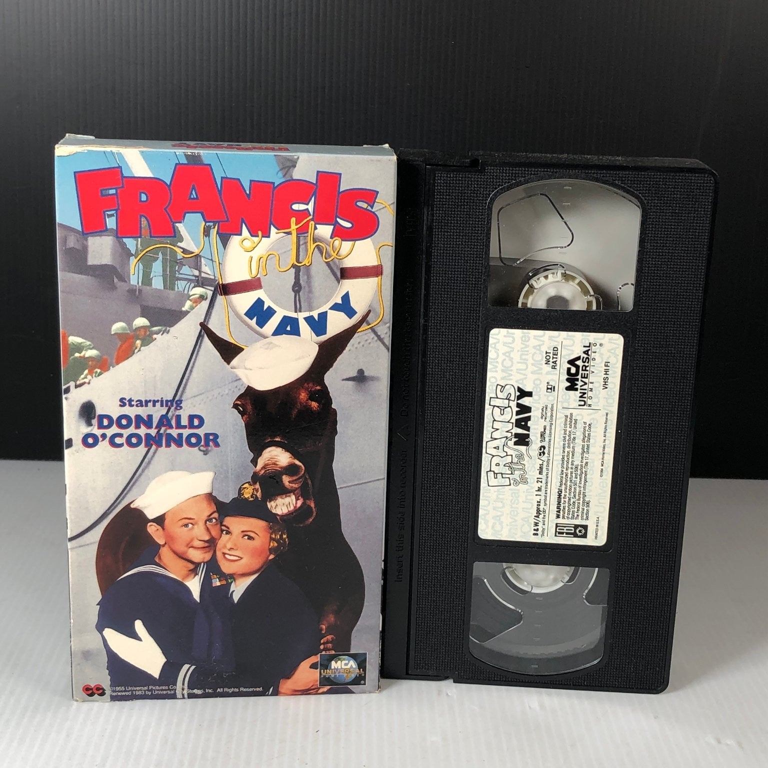 Francis in the Navy VHS 1955 Comedy Original Release MCA Universal