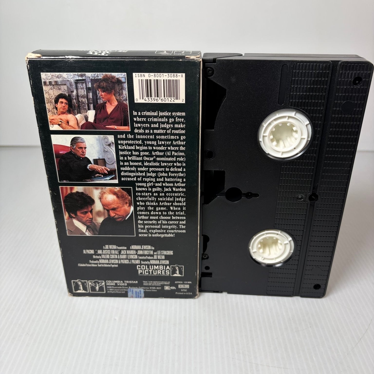 And Justice For All VHS 1979 Legal Drama Al Pacino Columbia TriStar