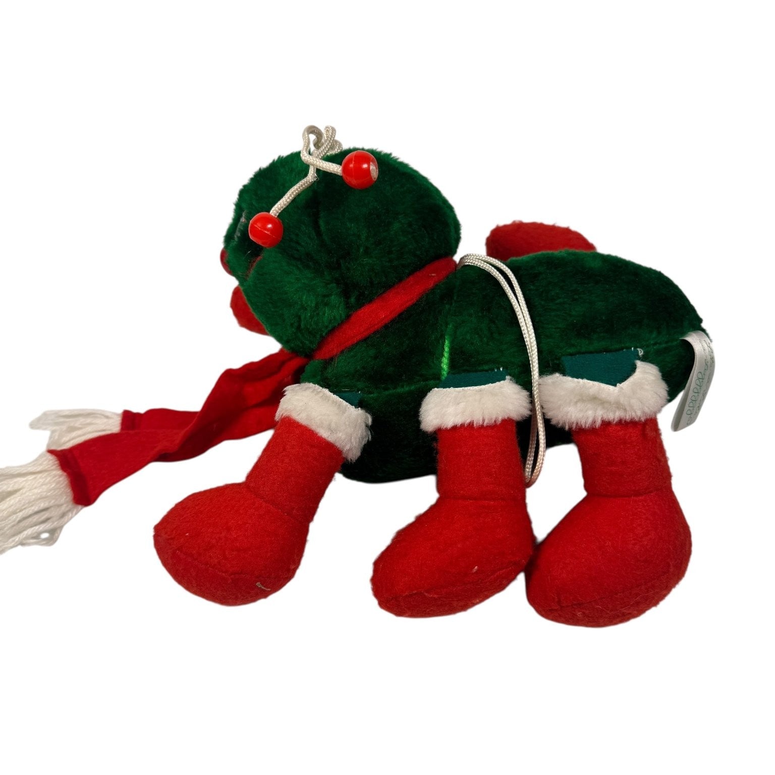 Holiday Lotsa Lotsa Leggggggs Plush Caterpillar Santa Elf Boots & Scarf 6 Feet