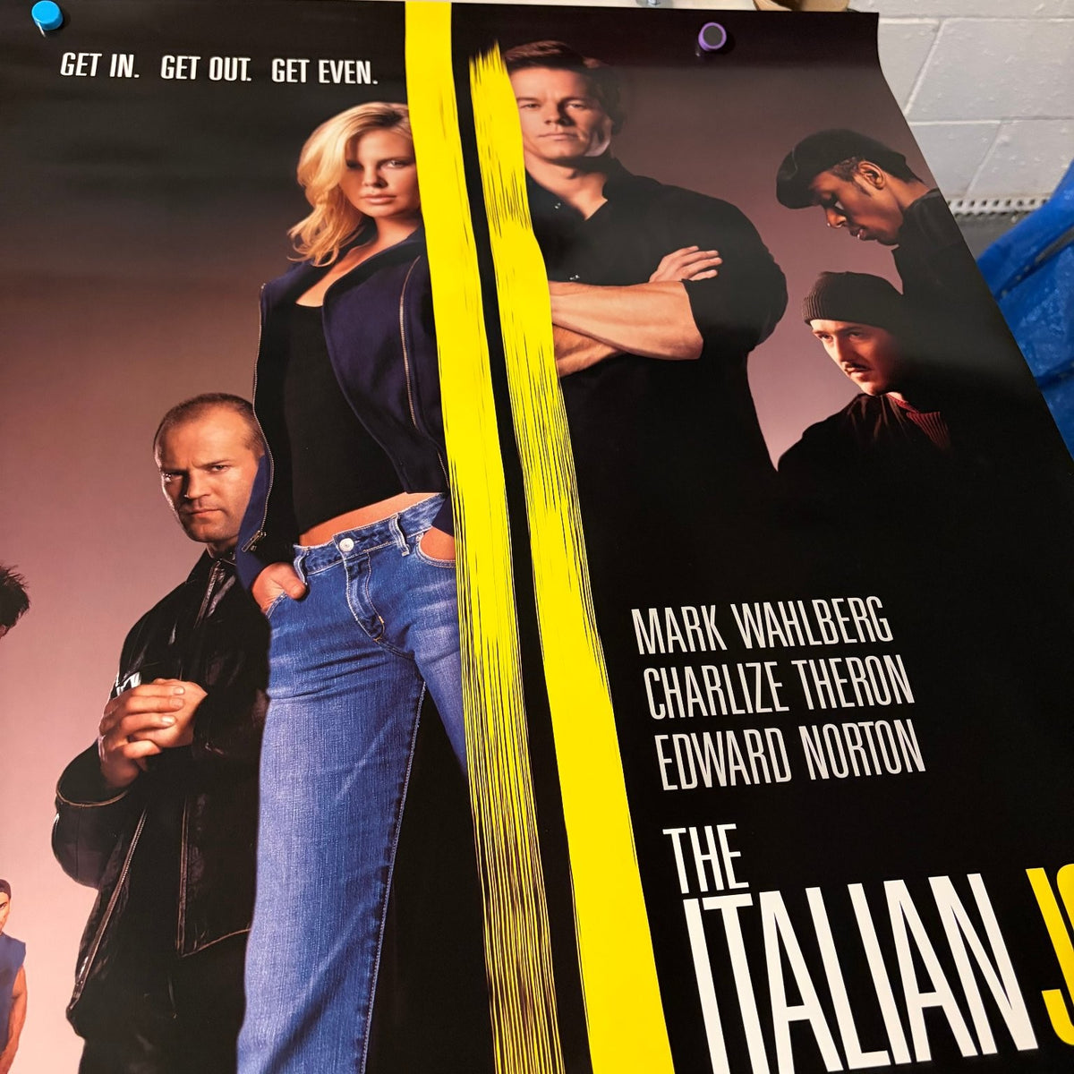 The Italian Job 2003 One Sheet Movie Poster Original Double-Sided Charlize 27x40