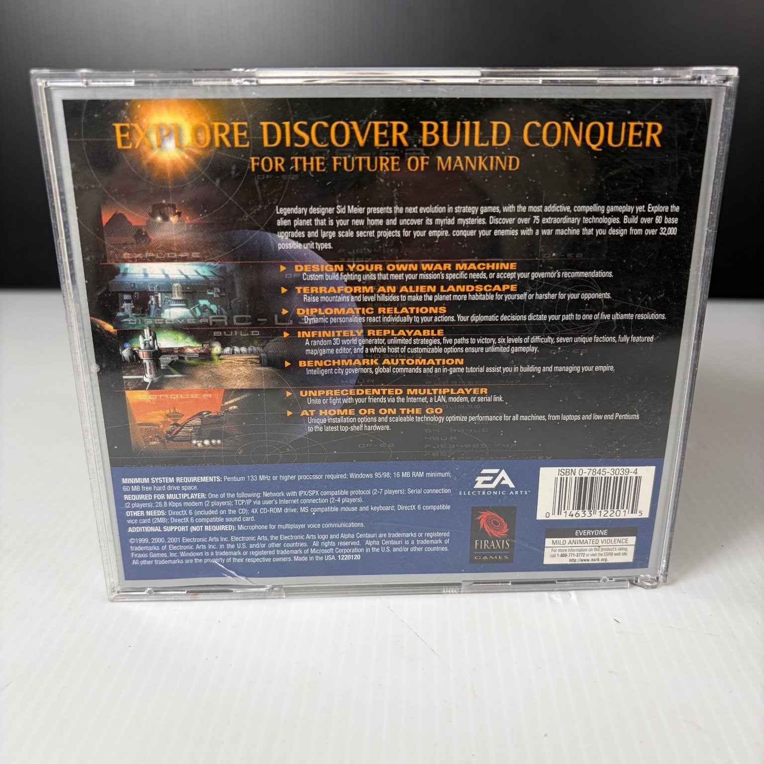 Sid Meier's Alpha Centauri PC Video Game Real Time Strategy Space Exploration