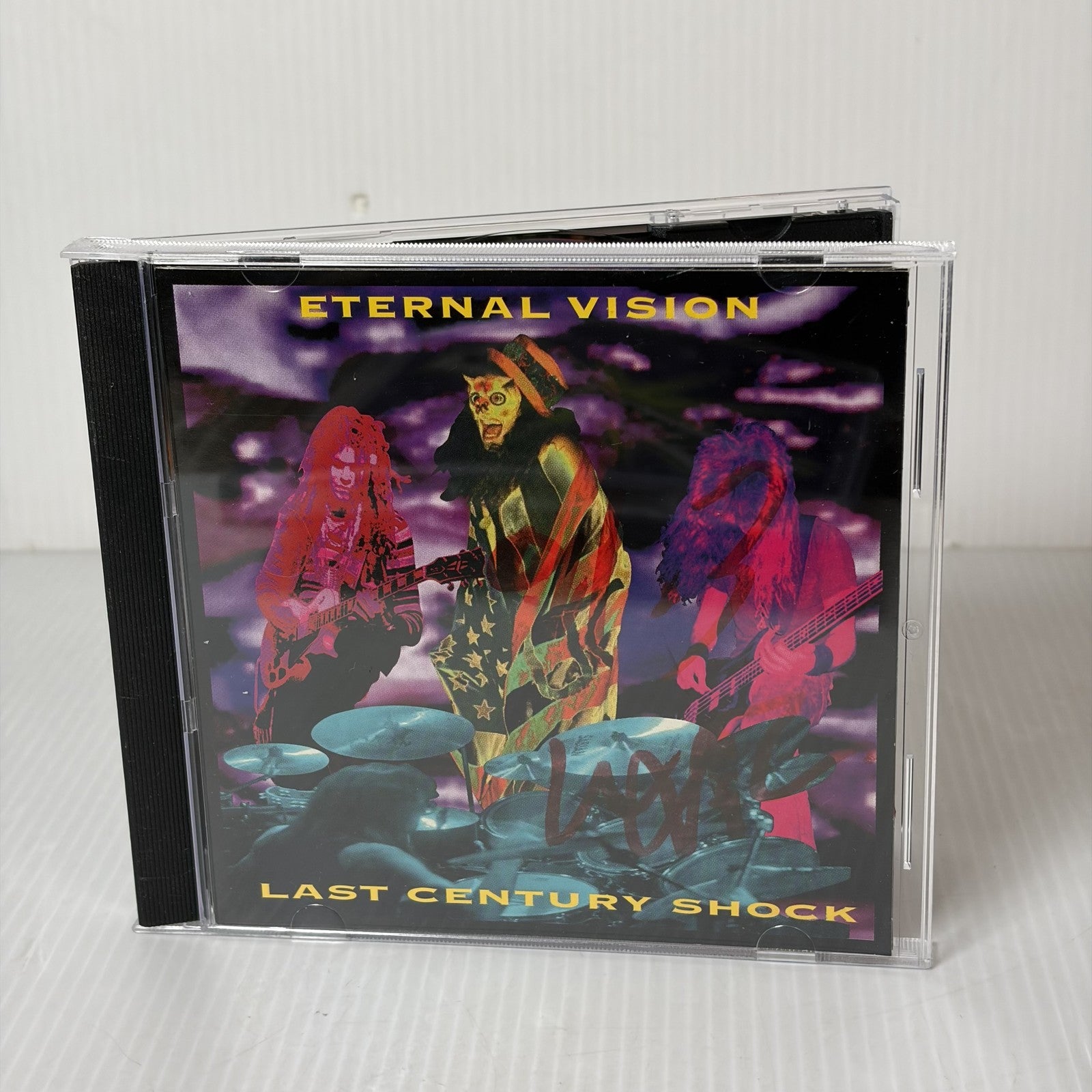 Eternal Vision - Last Century Shock SIGNED CD Heavy Metal Hard Rock XT-02242