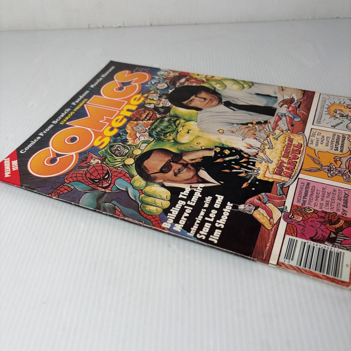 Comics Scene Premiere Issue #1 January 1982 Stan Lee Jim Shooter Marvel Magazine