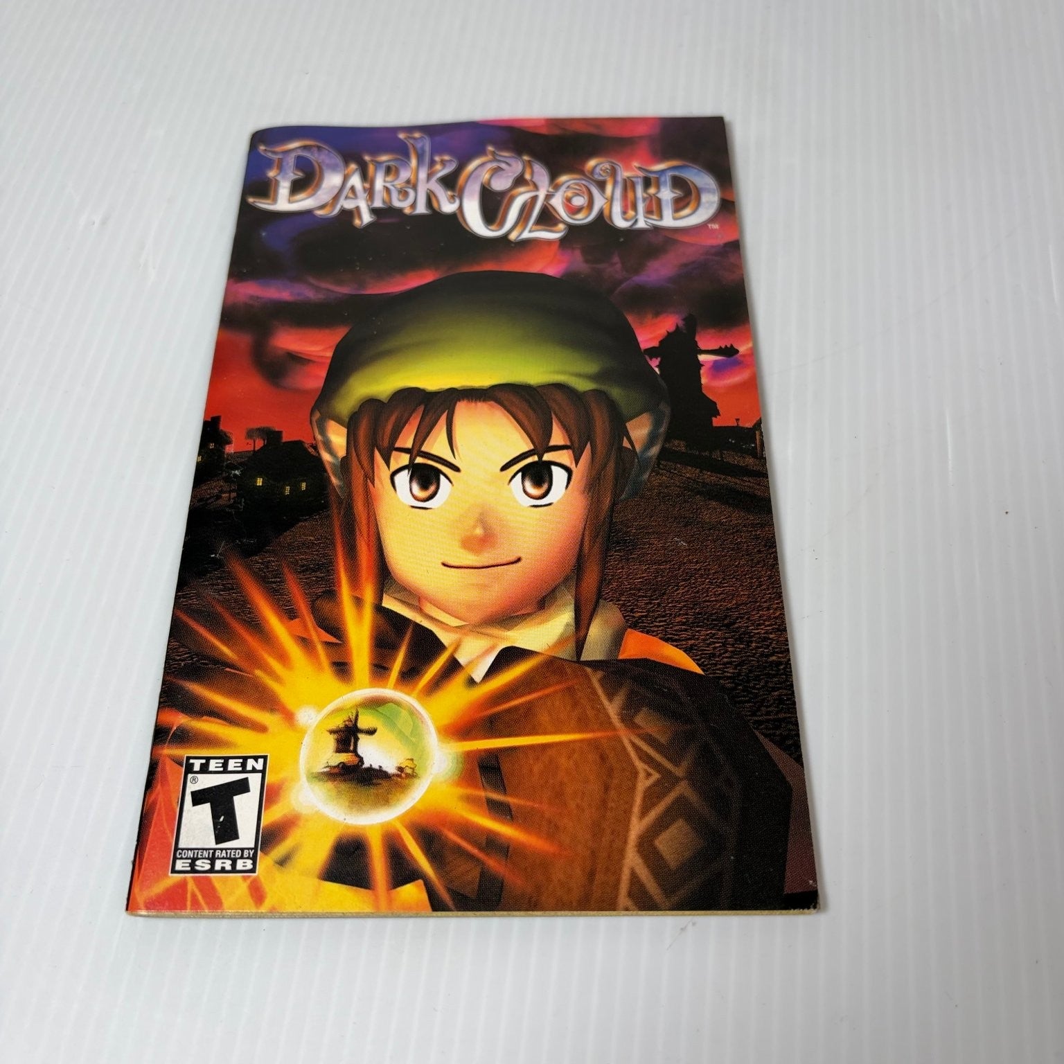 Dark Cloud Manual PlayStation 2 PS2 Official Game Booklet