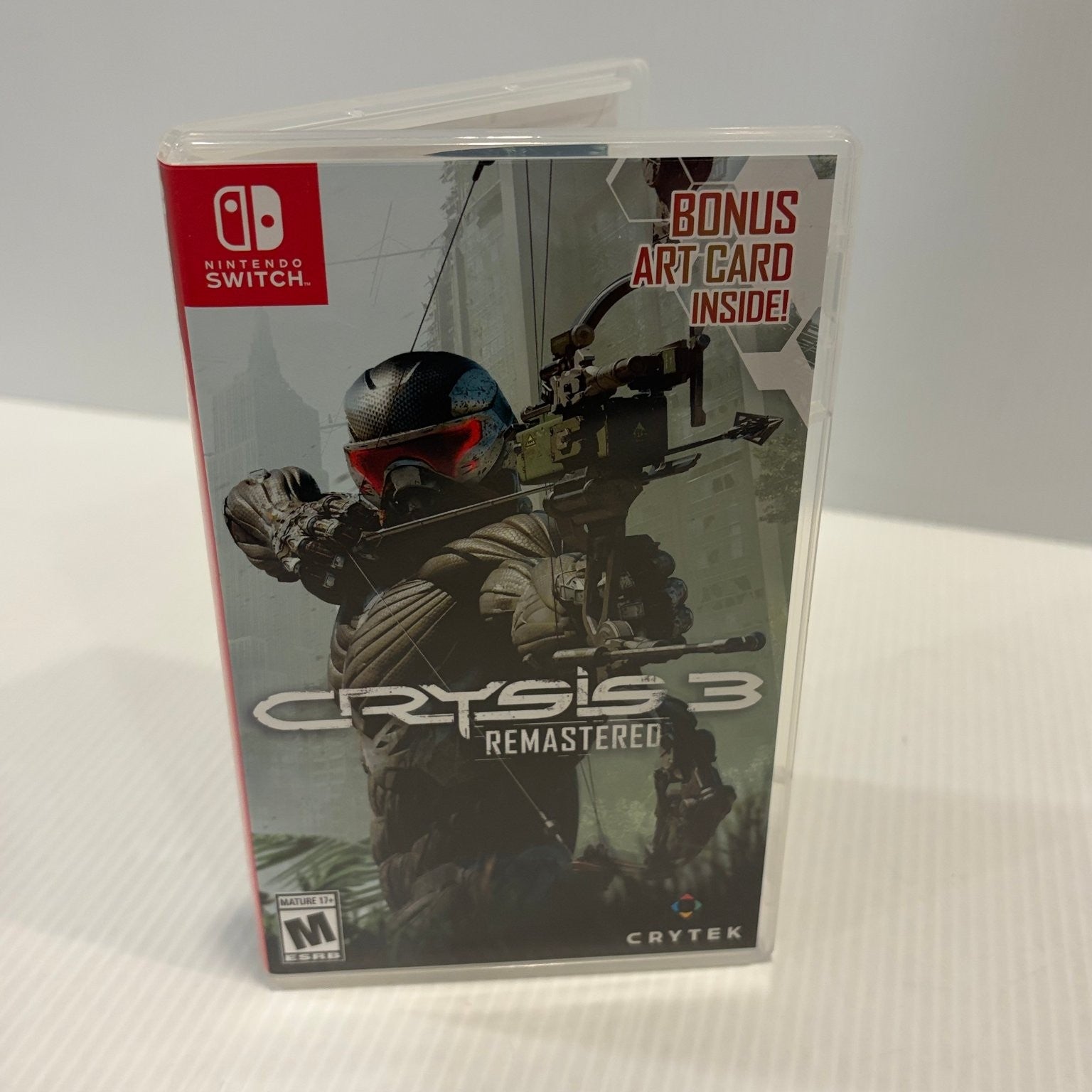 Crysis 3 Remastered Nintendo Switch Video Game FPS Action Art Card