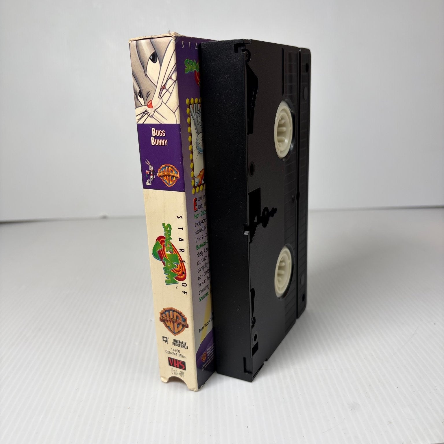 Stars of Space Jam: Bugs Bunny VHS 1996 Classic Cartoon Warner Home Video