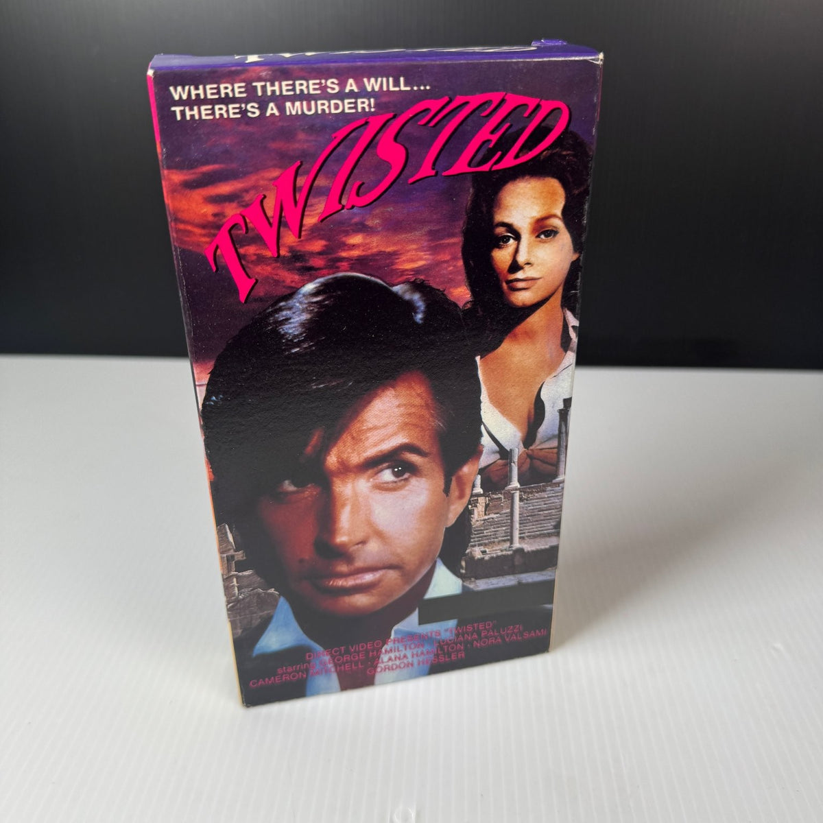 Twisted VHS 1990 Crime Thriller Original Release Direct Video