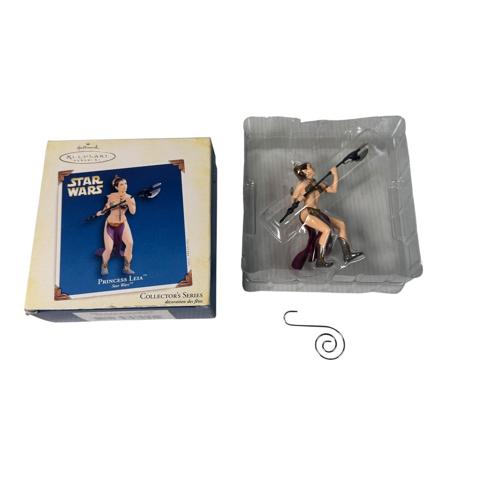 Hallmark Keepsake Star Wars Princess Leia Ornament 2005 Collector Series Boxed