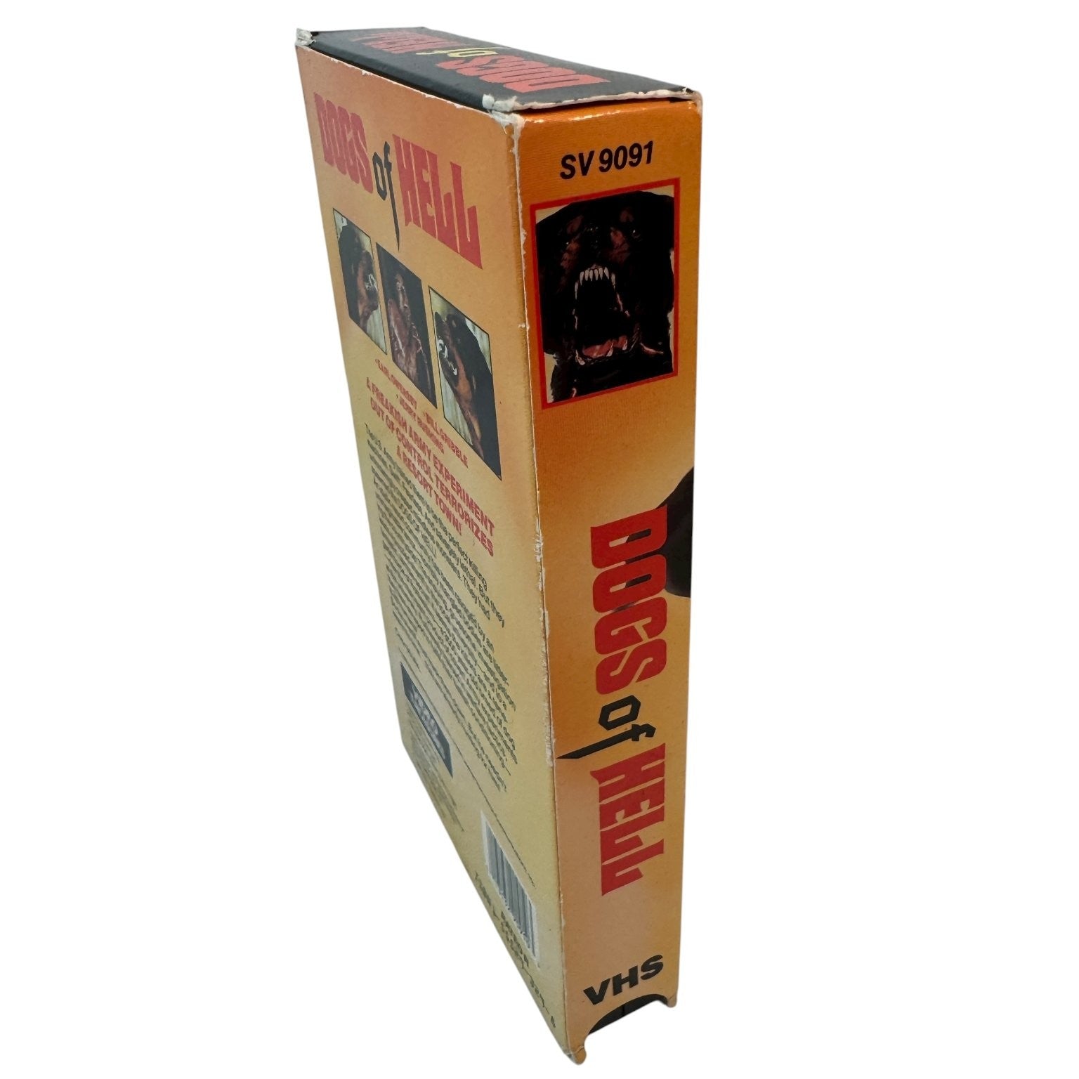 Dogs of Hell VHS 1982 Horror Killer Rottweilers Video Treasures