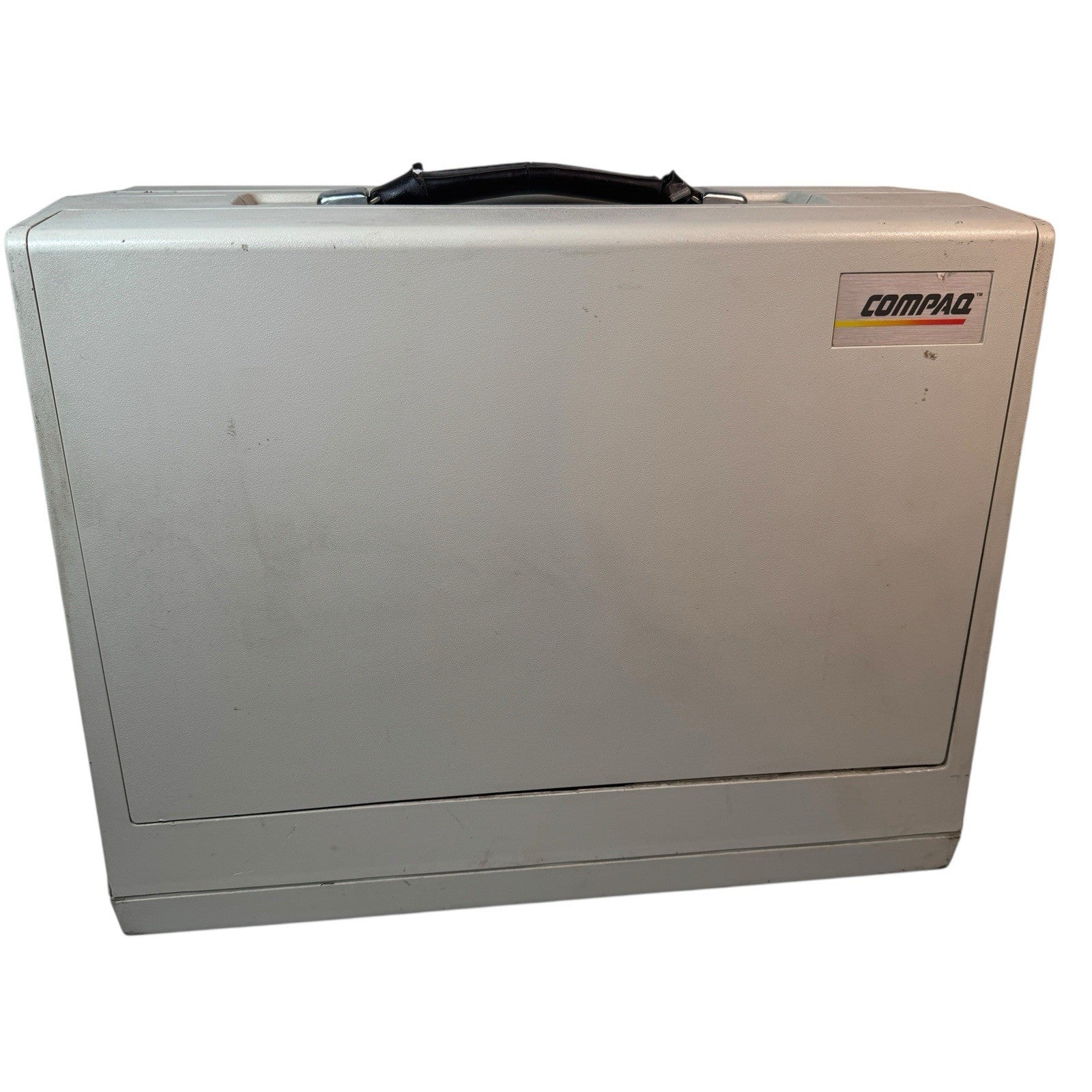 Compaq Portable Model 1 (1983) IBM PC Compatible w/ Manual & Disks AS IS