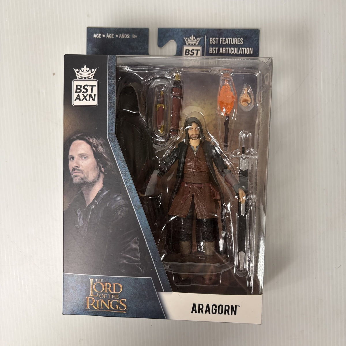 BST AXN The Lord of the Rings Aragorn Action Figure 8+ New In Box NIB The Loyal