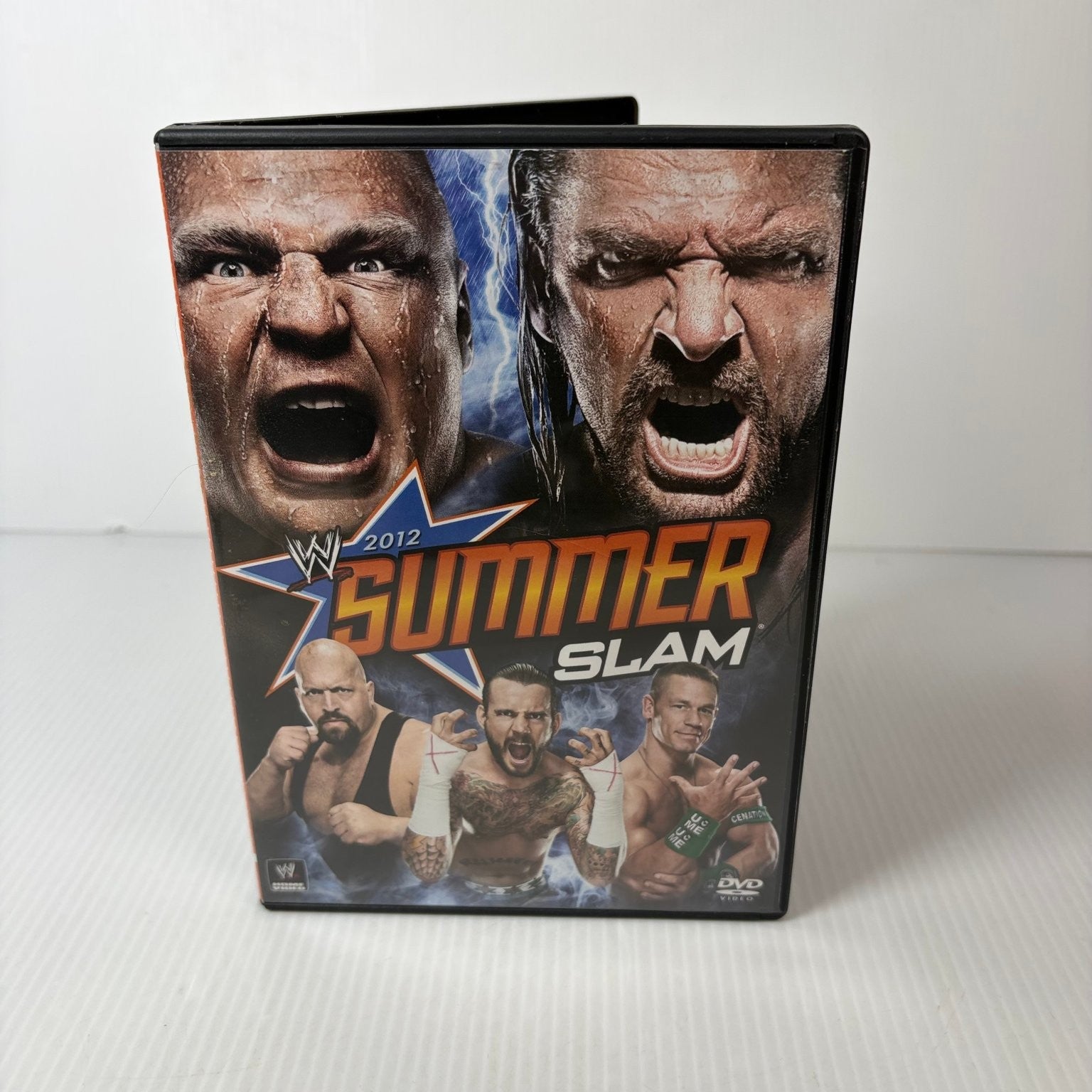 WWE SummerSlam 2012 DVD Brock Lesnar vs Triple H John Cena CM Punk