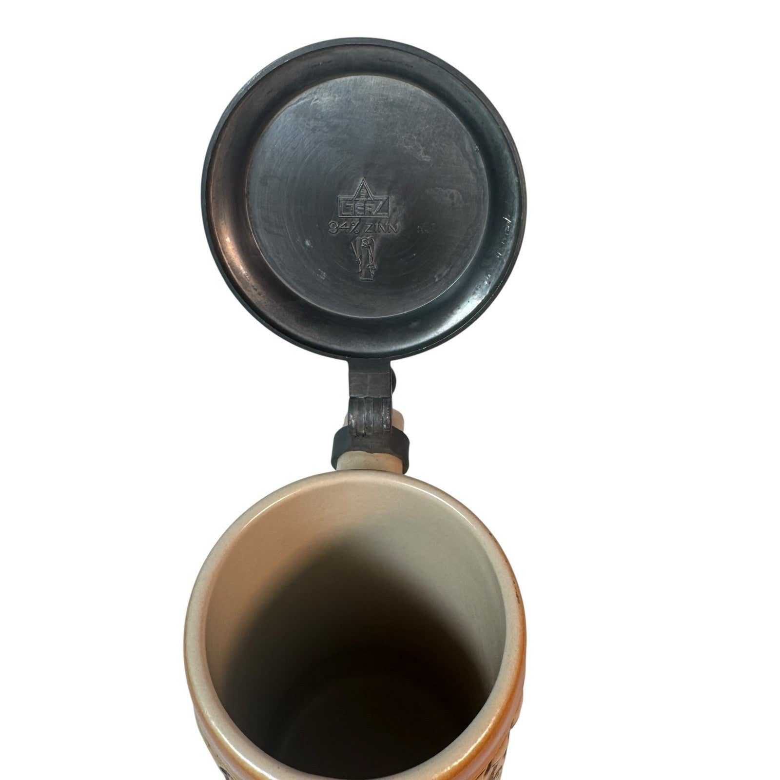 Gerz West Germany Beer Stein With Owls 94% Zinn